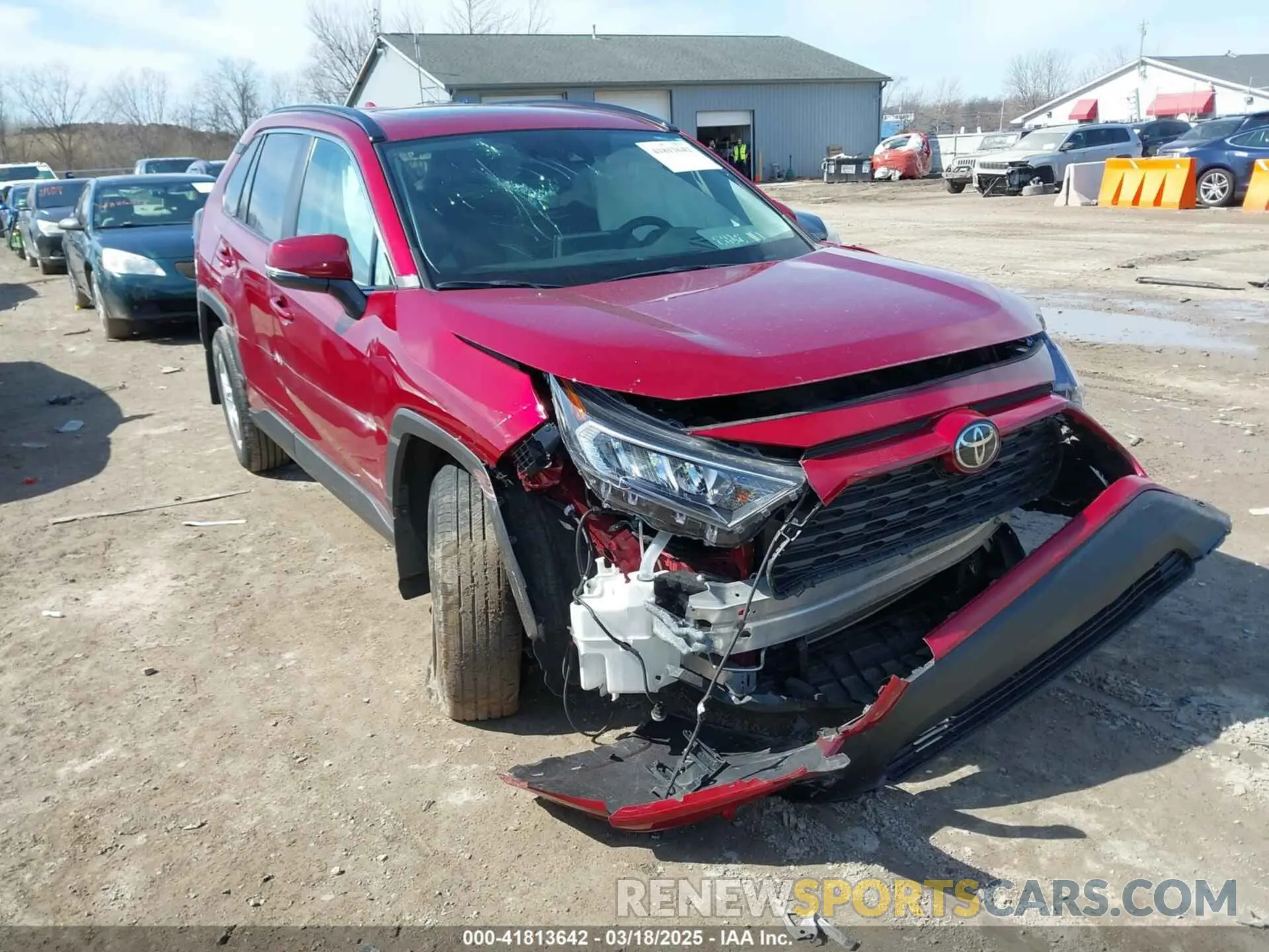 1 Photograph of a damaged car 2T3P1RFVXMW182553 TOYOTA RAV4 2021