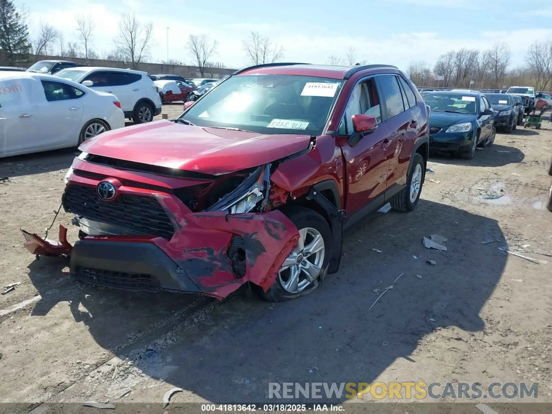 2 Photograph of a damaged car 2T3P1RFVXMW182553 TOYOTA RAV4 2021