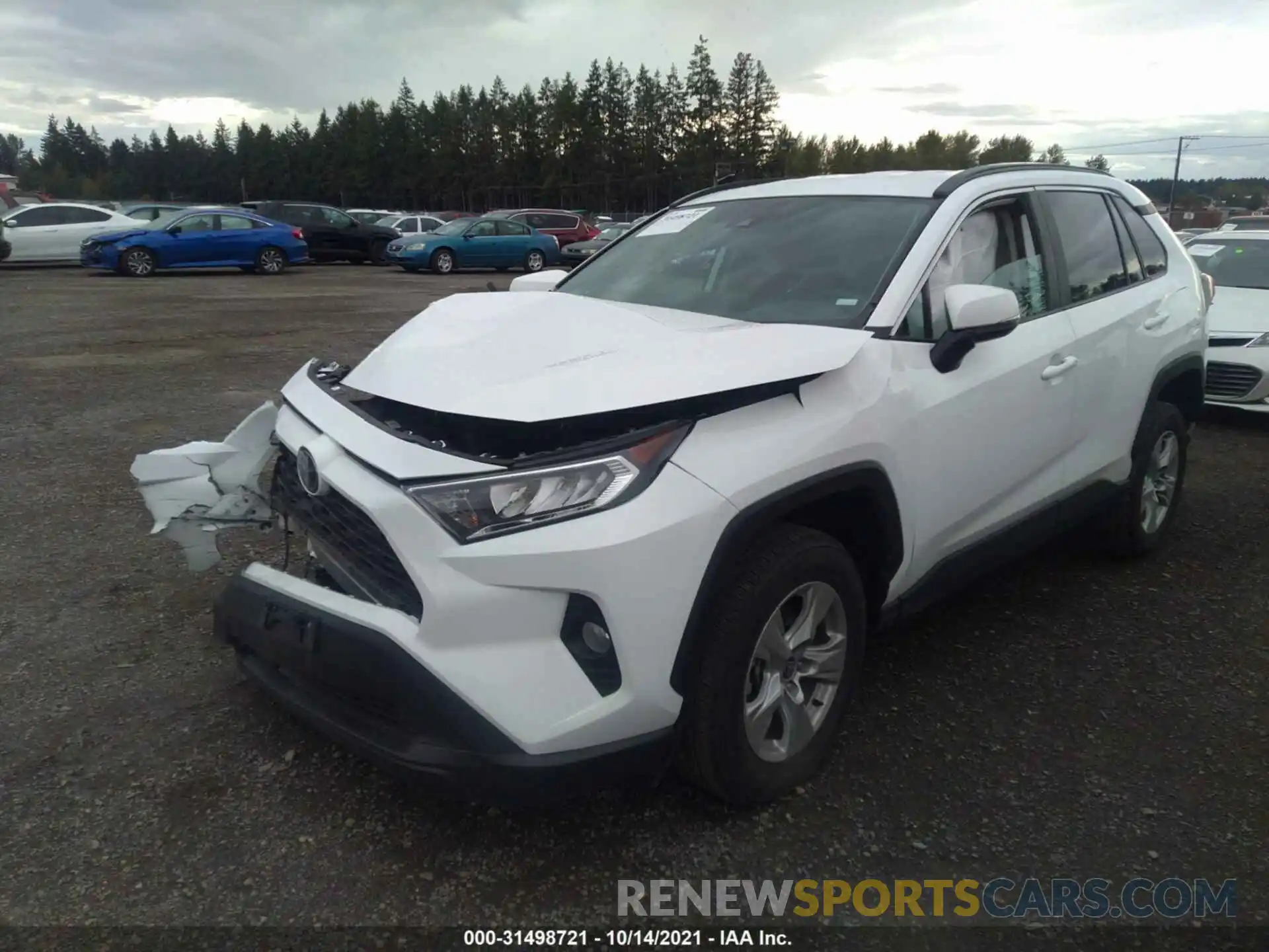 2 Photograph of a damaged car 2T3P1RFVXMW194105 TOYOTA RAV4 2021