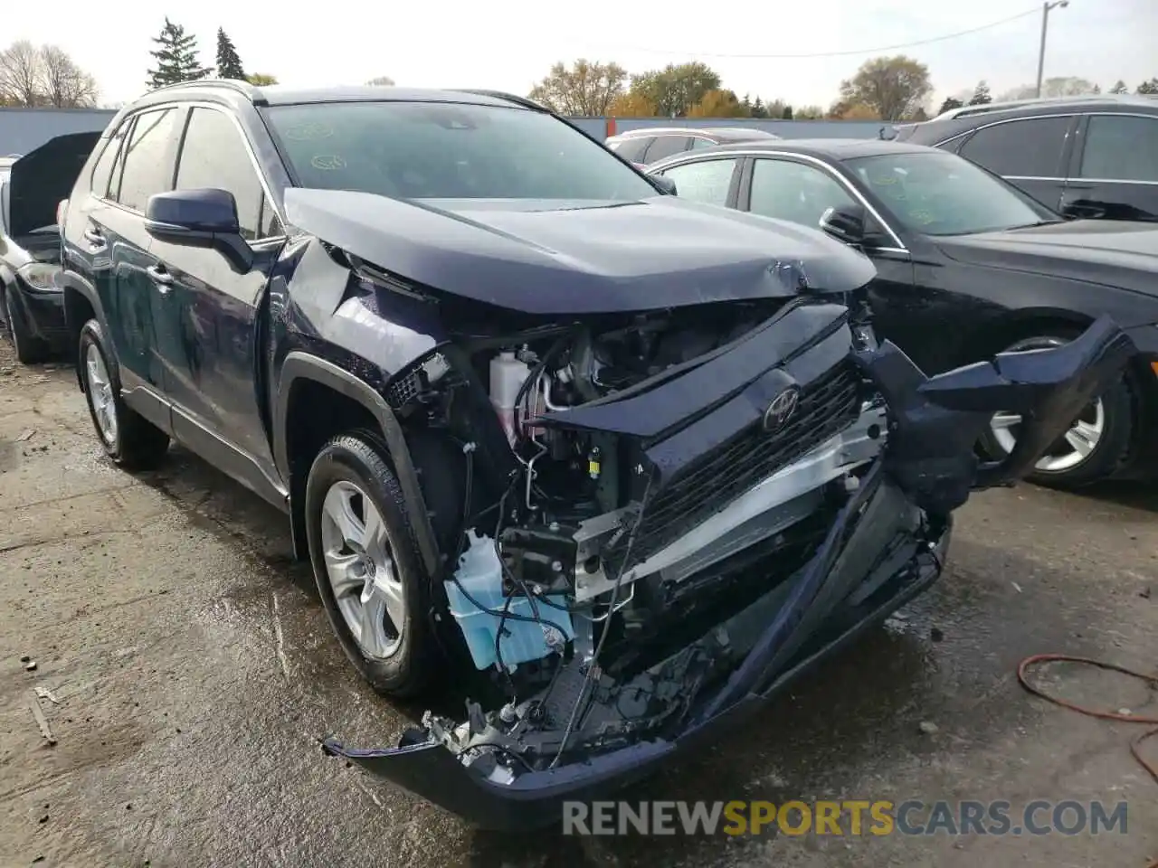 1 Photograph of a damaged car 2T3P1RFVXMW219049 TOYOTA RAV4 2021