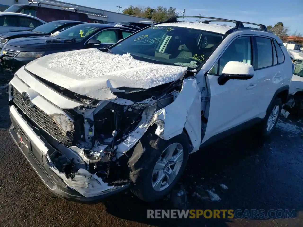 2 Photograph of a damaged car 2T3P1RFVXMW241729 TOYOTA RAV4 2021