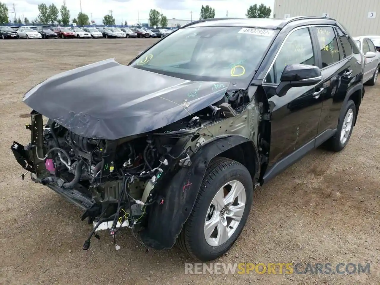 2 Photograph of a damaged car 2T3R1RFV3MC229075 TOYOTA RAV4 2021