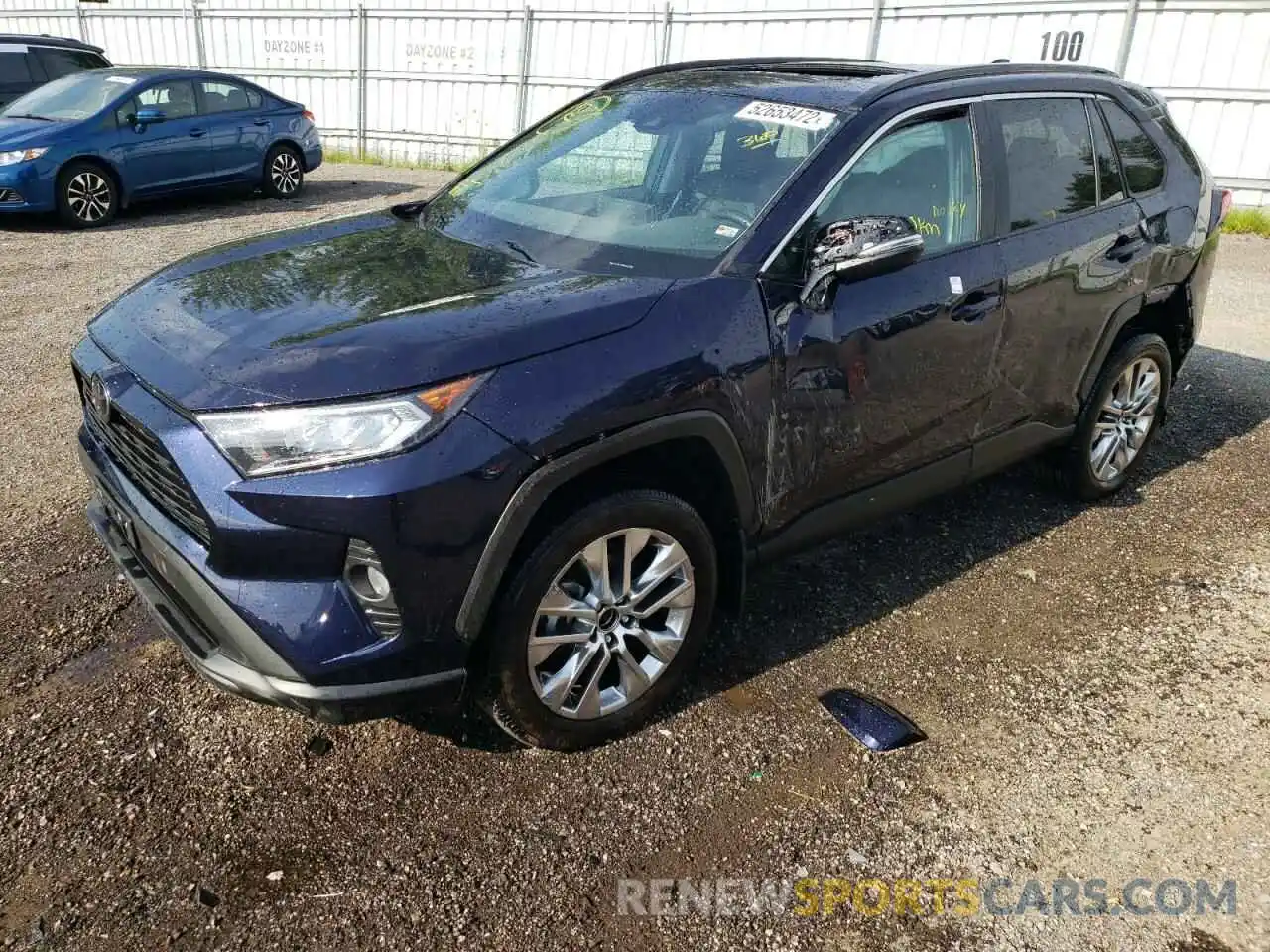 2 Photograph of a damaged car 2T3R1RFV5MW192349 TOYOTA RAV4 2021