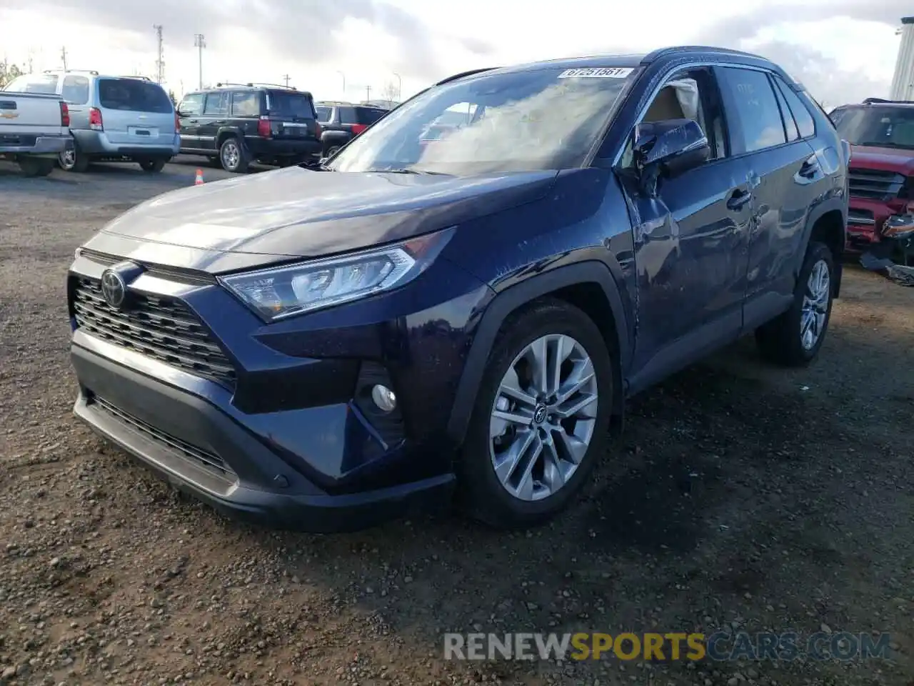 2 Photograph of a damaged car 2T3R1RFV6MC146465 TOYOTA RAV4 2021