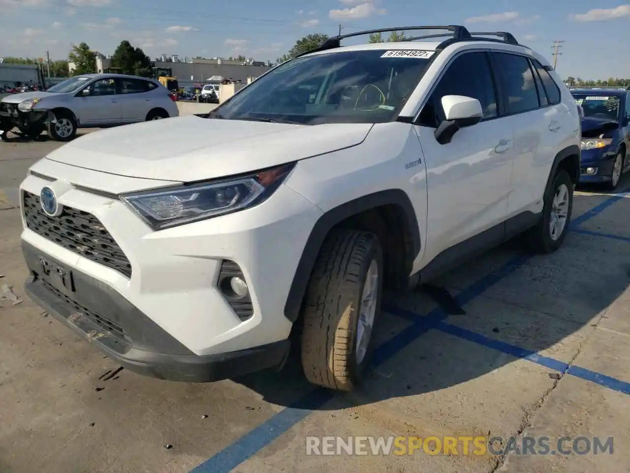 2 Photograph of a damaged car 2T3R6RFV4MW007757 TOYOTA RAV4 2021