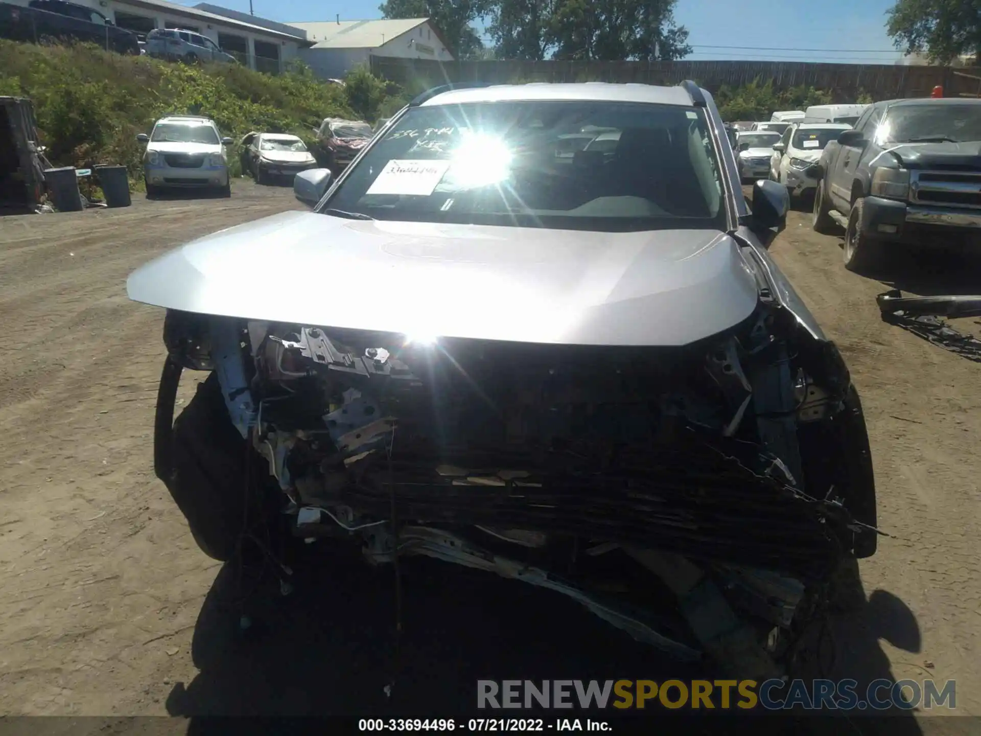 6 Photograph of a damaged car 2T3R6RFV6MW017772 TOYOTA RAV4 2021