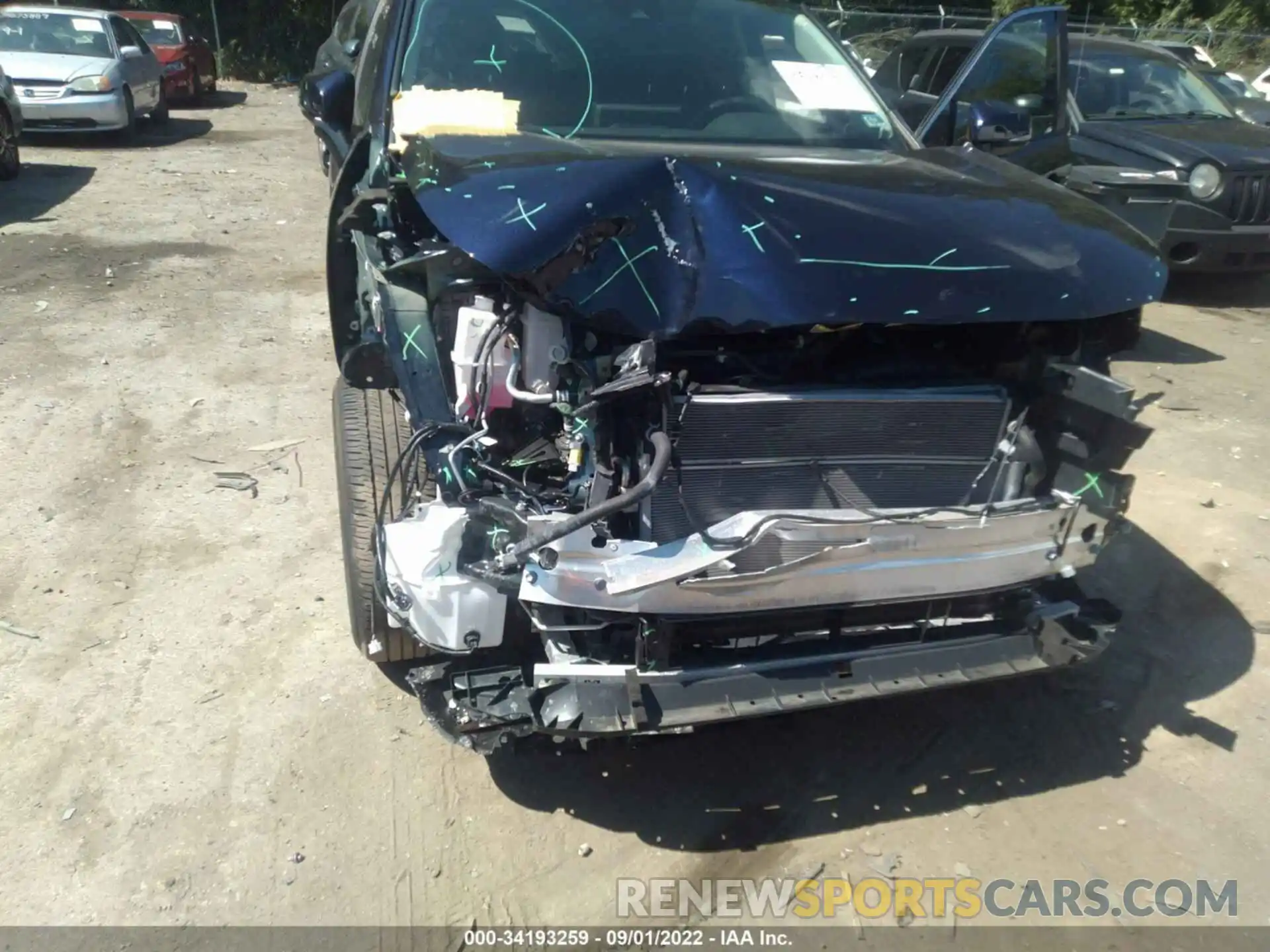 6 Photograph of a damaged car 2T3R6RFV7MW010166 TOYOTA RAV4 2021