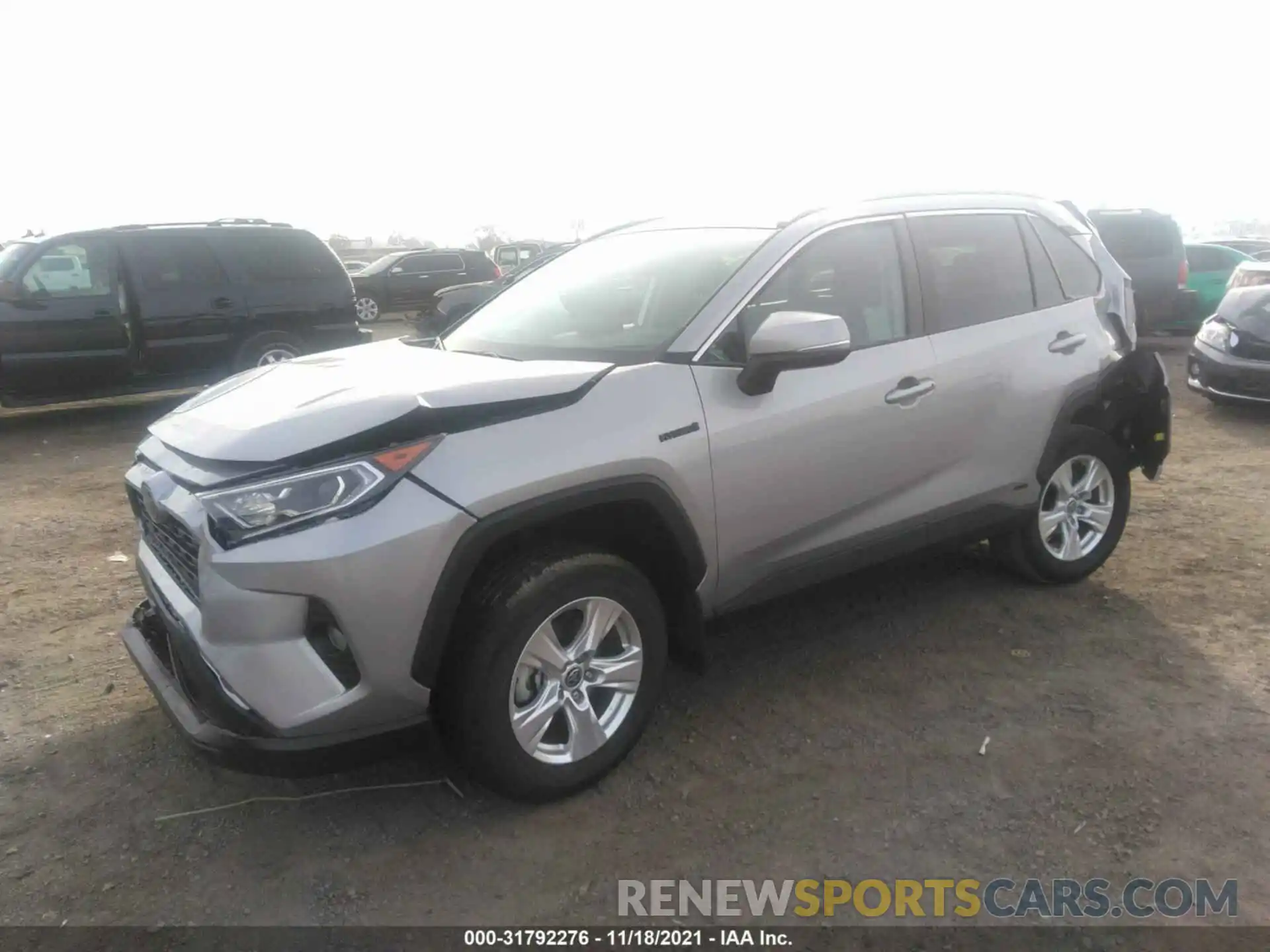 2 Photograph of a damaged car 2T3R6RFV7MW013262 TOYOTA RAV4 2021