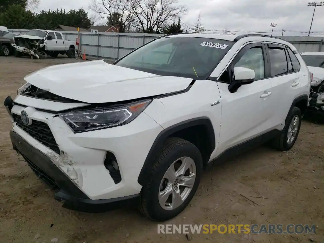 2 Photograph of a damaged car 2T3R6RFVXMW010551 TOYOTA RAV4 2021