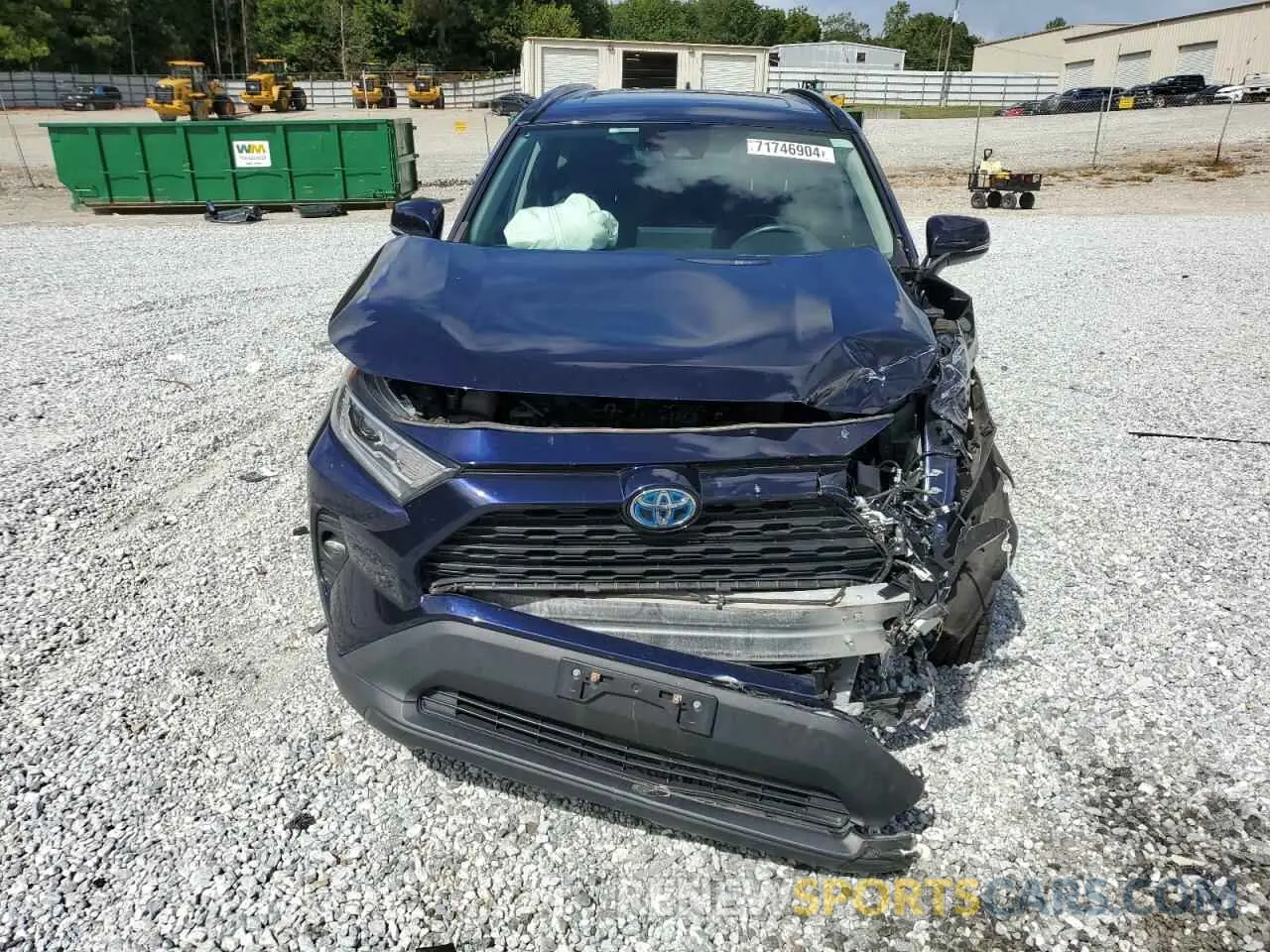 5 Photograph of a damaged car 2T3R6RFVXMW010971 TOYOTA RAV4 2021