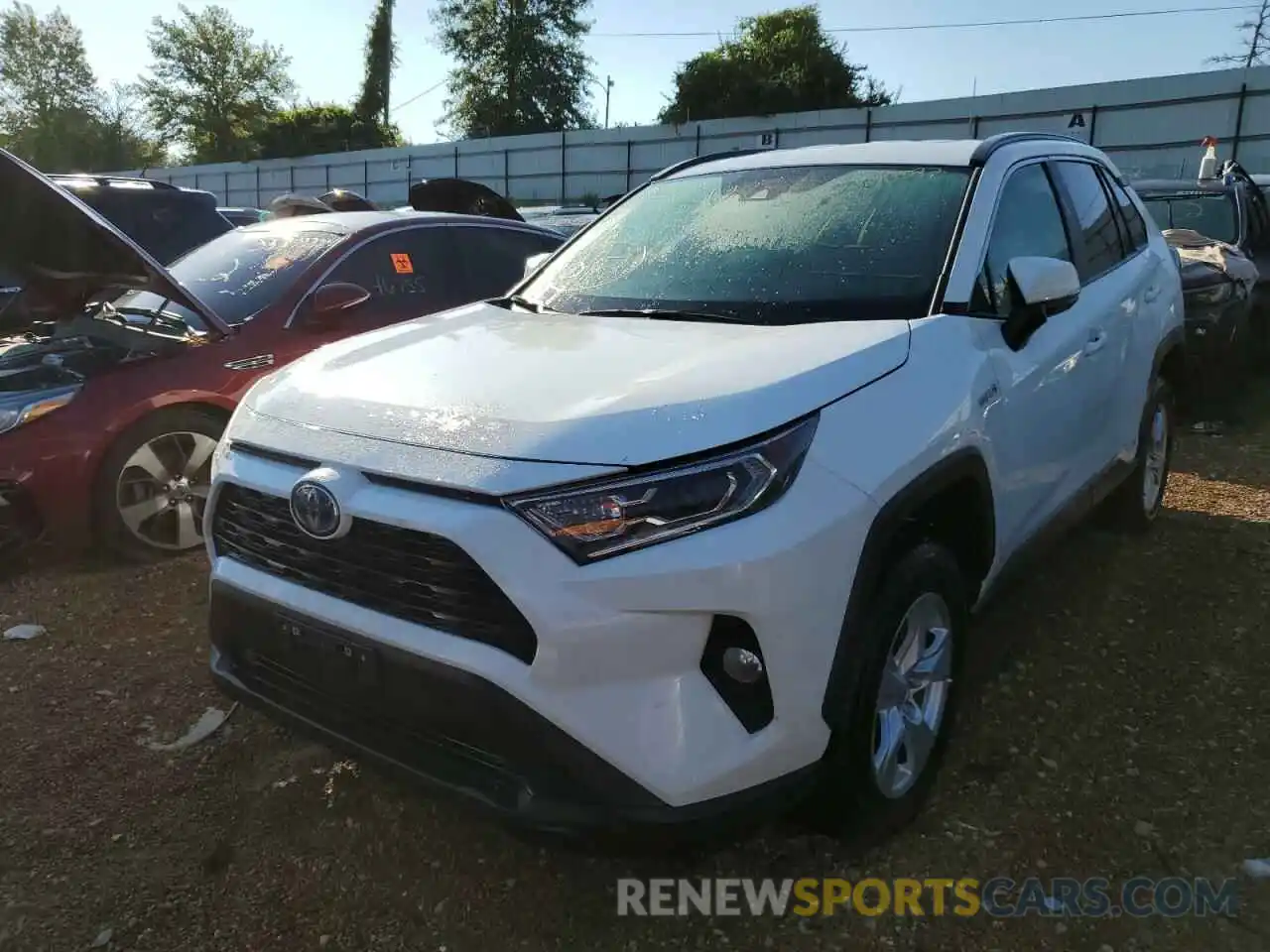 2 Photograph of a damaged car 2T3R6RFVXMW012574 TOYOTA RAV4 2021