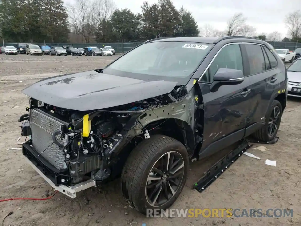 2 Photograph of a damaged car 2T3RWRFV0MW111873 TOYOTA RAV4 2021