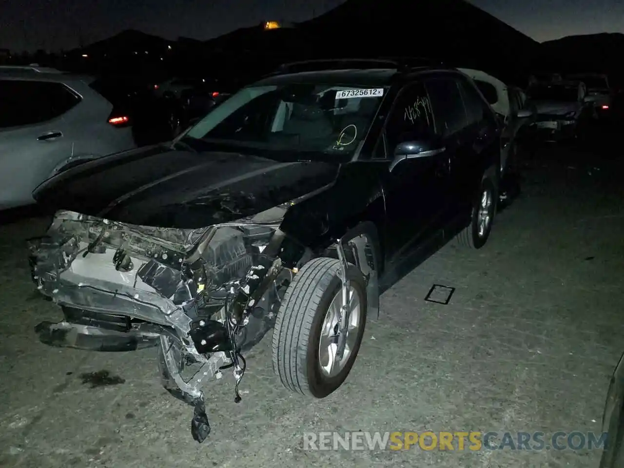 1 Photograph of a damaged car 2T3RWRFV1MW114863 TOYOTA RAV4 2021