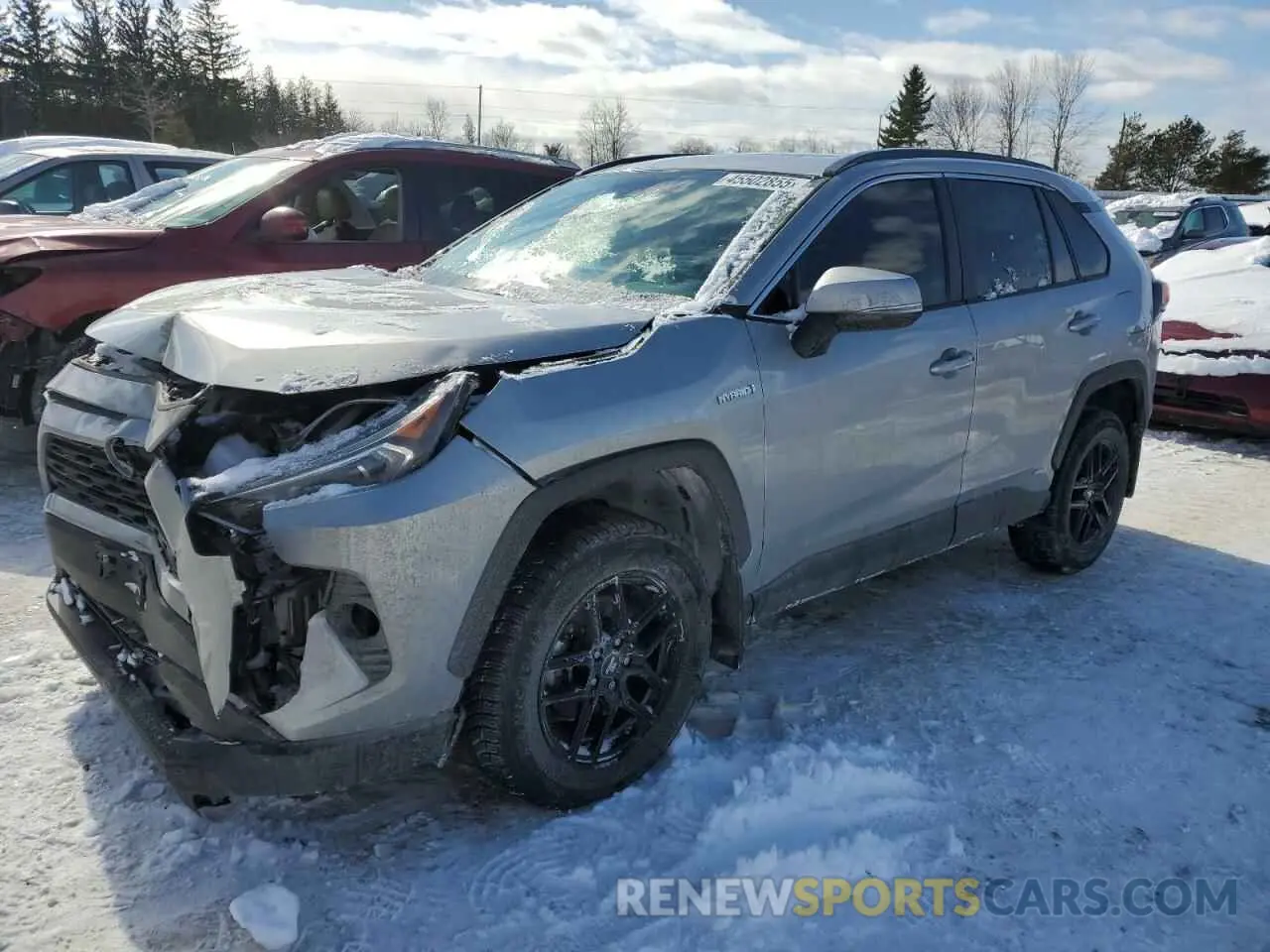 1 Photograph of a damaged car 2T3RWRFV1MW119500 TOYOTA RAV4 2021