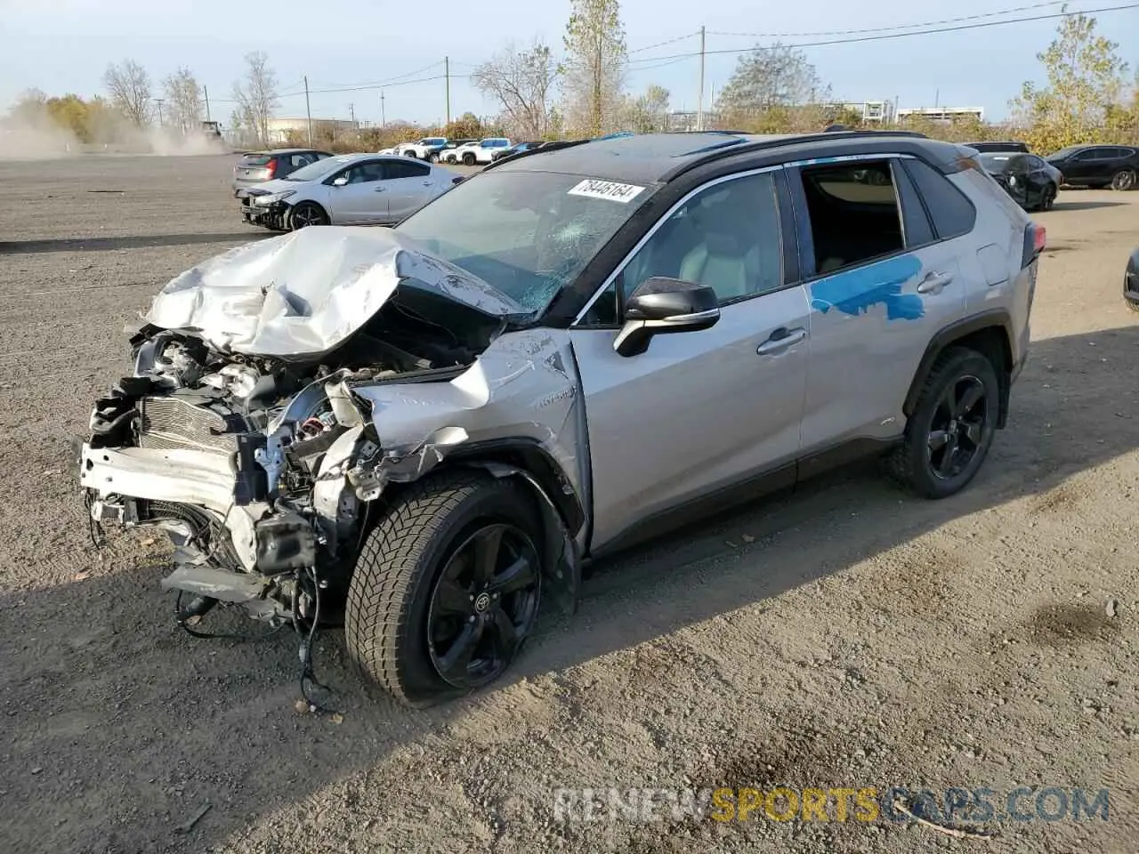 1 Photograph of a damaged car 2T3RWRFV2MW107260 TOYOTA RAV4 2021
