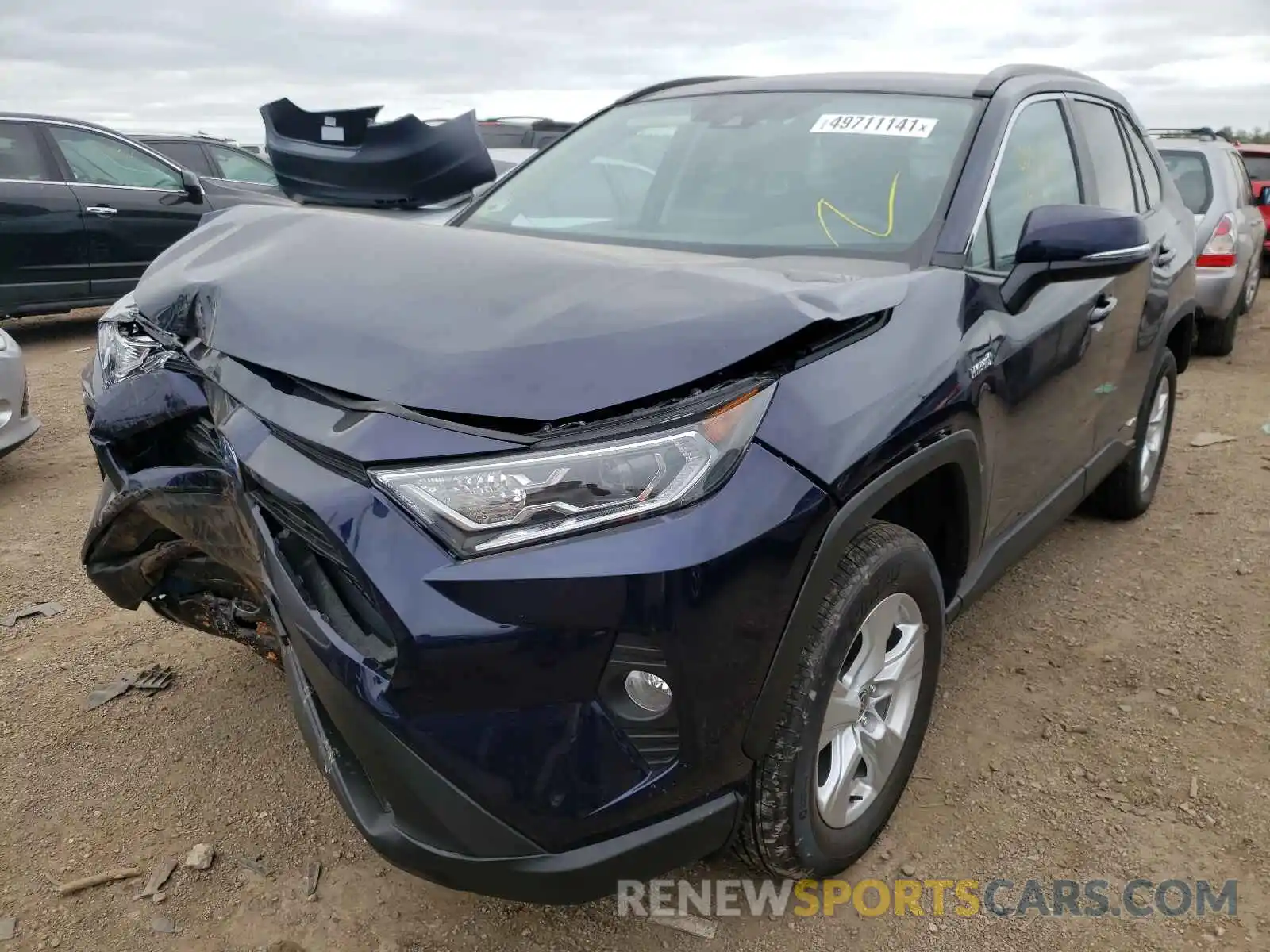 2 Photograph of a damaged car 2T3RWRFV3MW114024 TOYOTA RAV4 2021