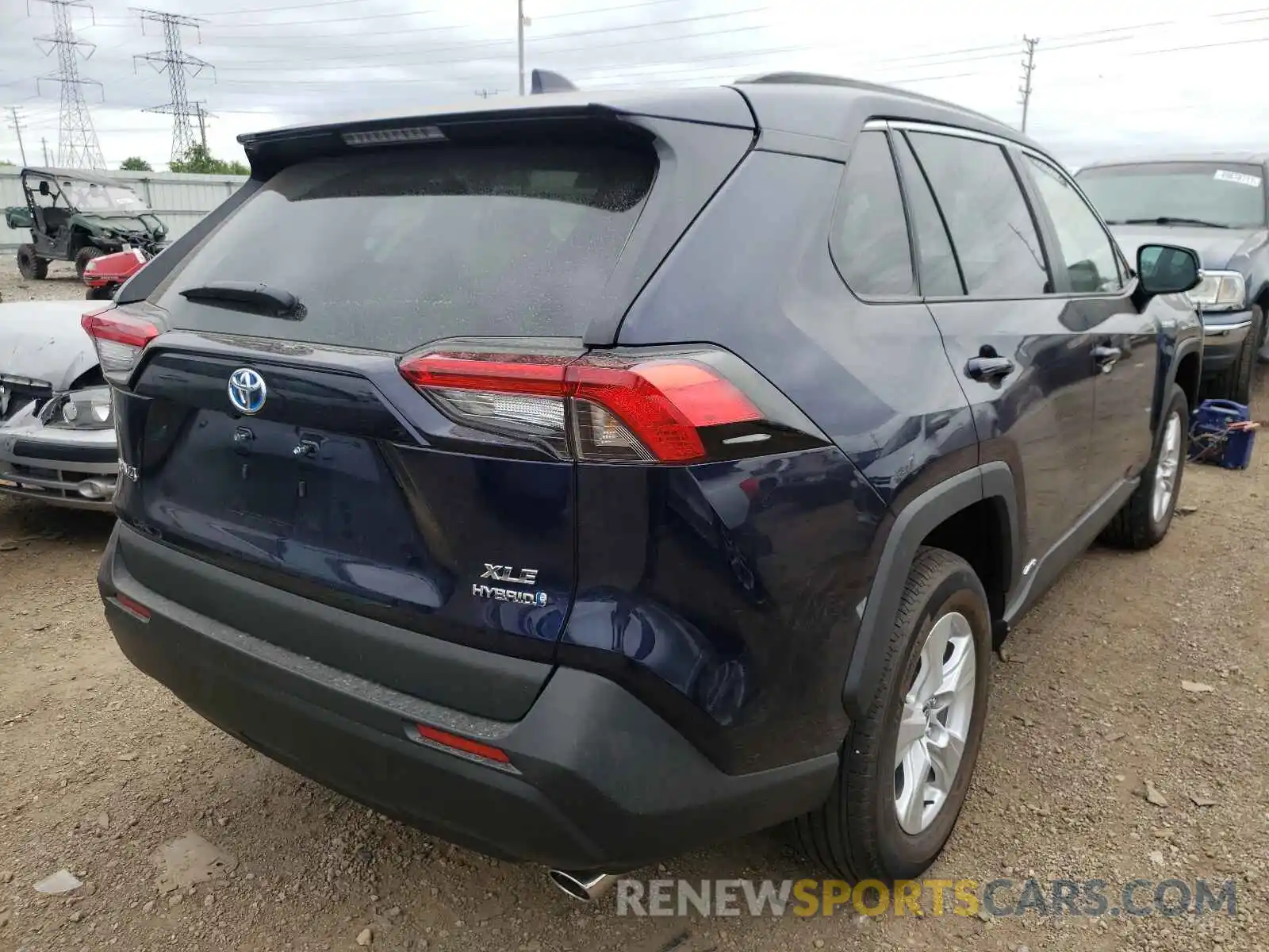 4 Photograph of a damaged car 2T3RWRFV3MW114024 TOYOTA RAV4 2021