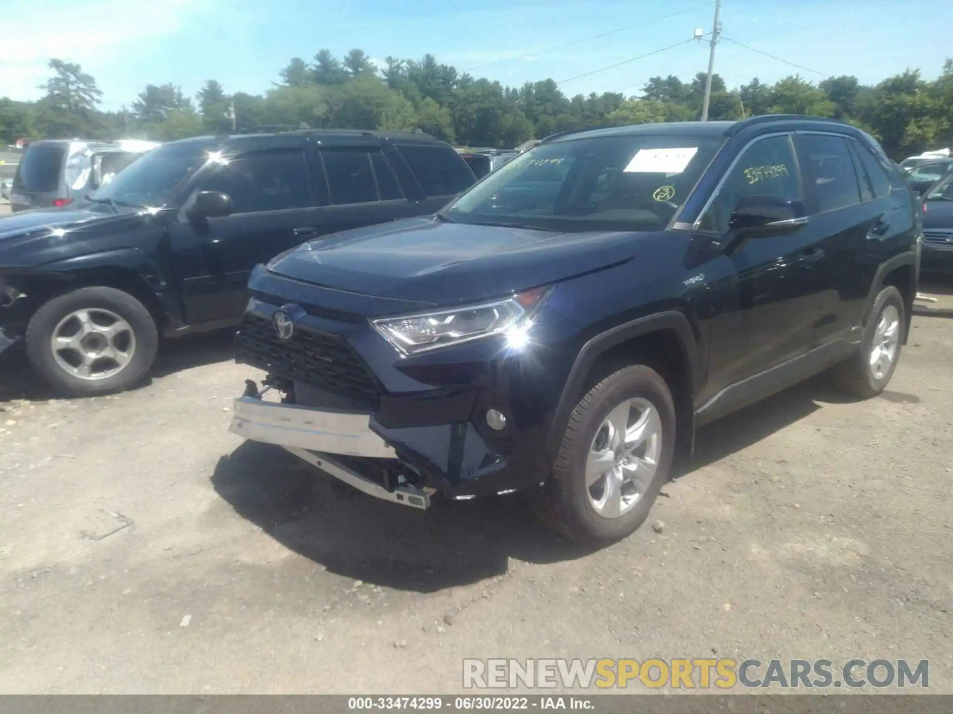 2 Photograph of a damaged car 2T3RWRFV3MW114489 TOYOTA RAV4 2021