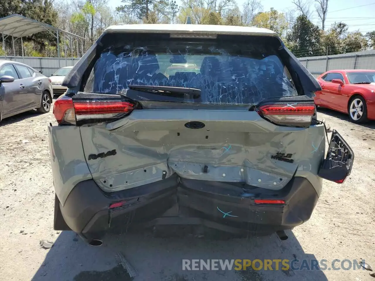 6 Photograph of a damaged car 2T3RWRFV4MW121676 TOYOTA RAV4 2021