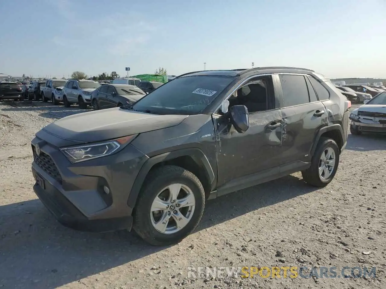 1 Photograph of a damaged car 2T3RWRFV5MW118849 TOYOTA RAV4 2021