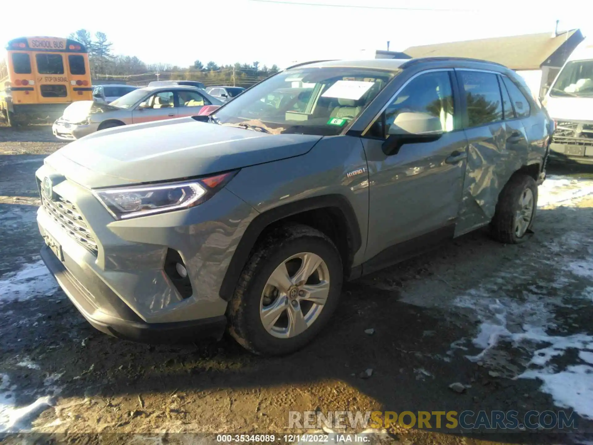 2 Photograph of a damaged car 2T3RWRFVXMW111587 TOYOTA RAV4 2021