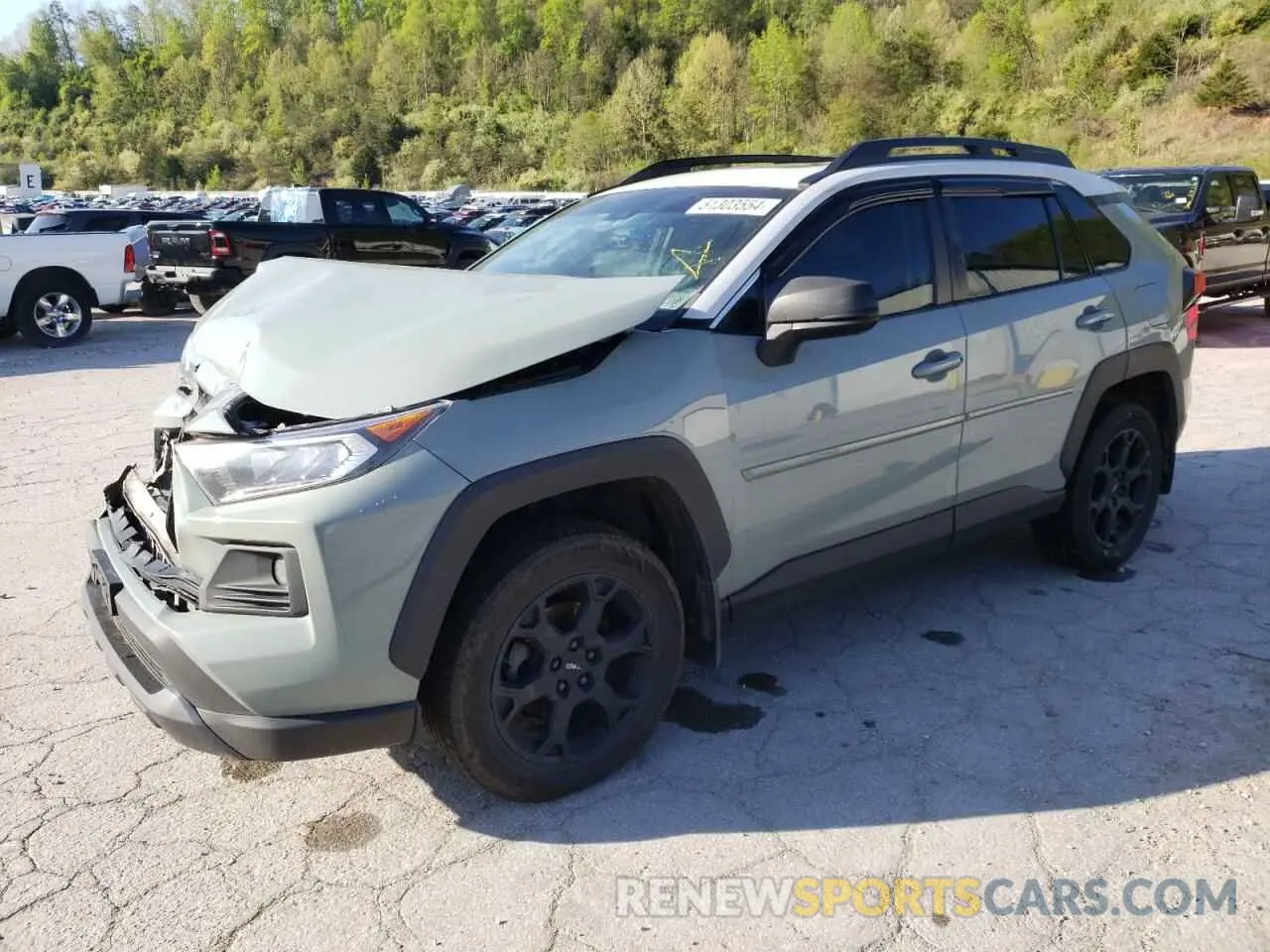 1 Photograph of a damaged car 2T3S1RFV0MW172186 TOYOTA RAV4 2021