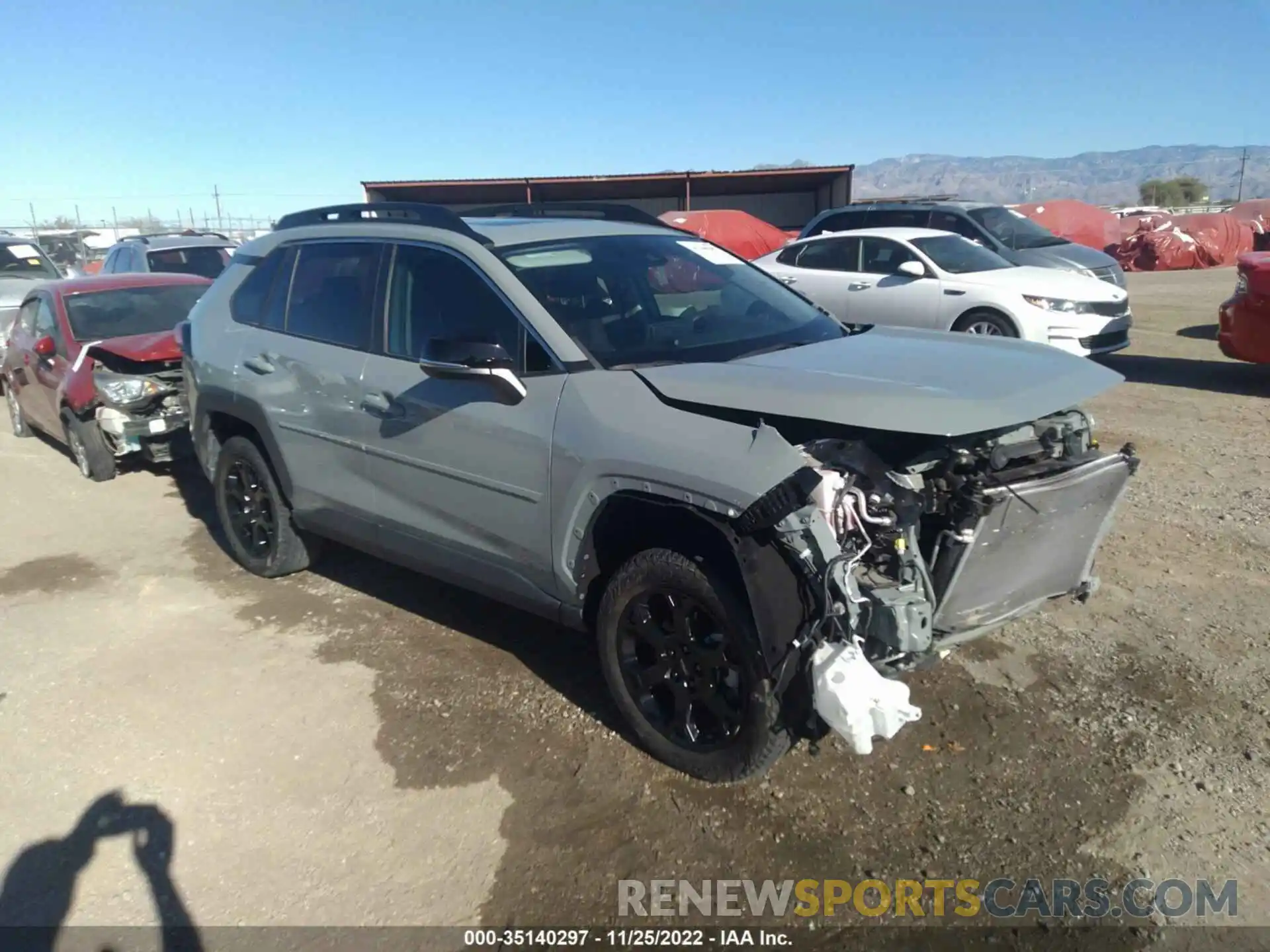 1 Photograph of a damaged car 2T3S1RFV1MW183620 TOYOTA RAV4 2021