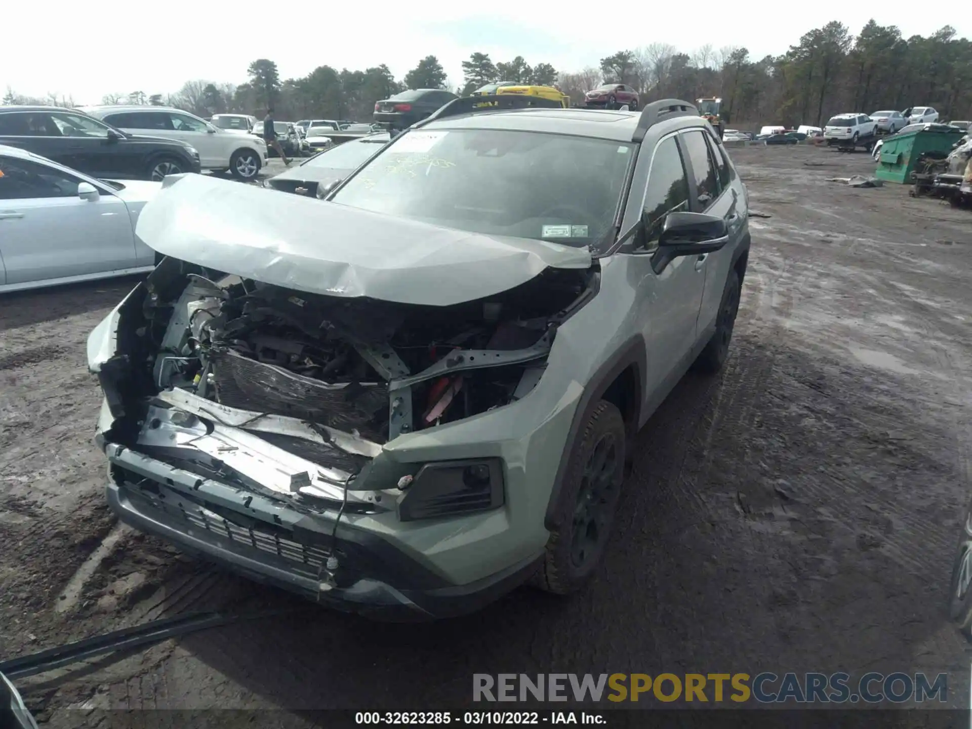 2 Photograph of a damaged car 2T3S1RFV2MW162498 TOYOTA RAV4 2021