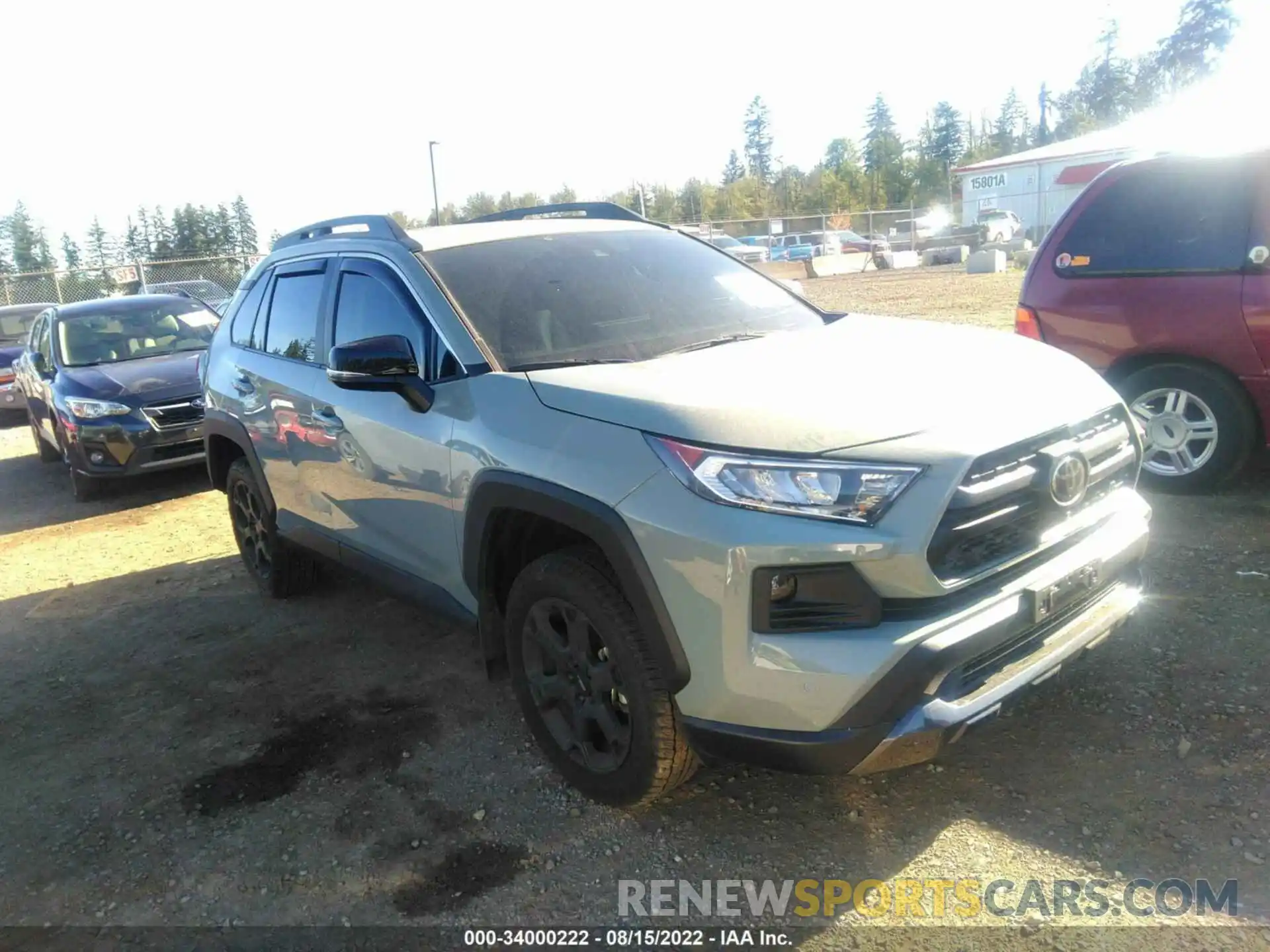 1 Photograph of a damaged car 2T3S1RFV2MW225969 TOYOTA RAV4 2021