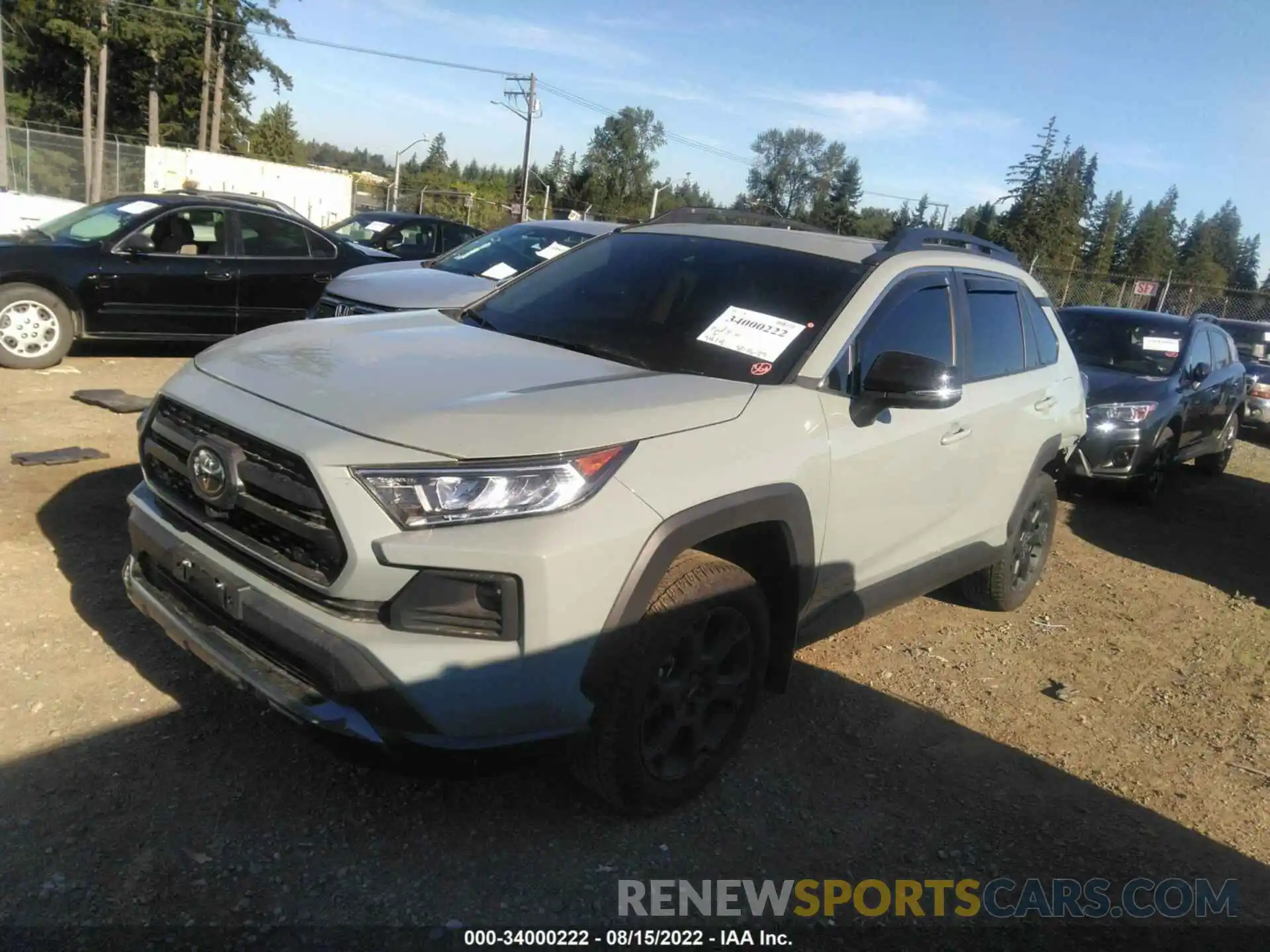 2 Photograph of a damaged car 2T3S1RFV2MW225969 TOYOTA RAV4 2021