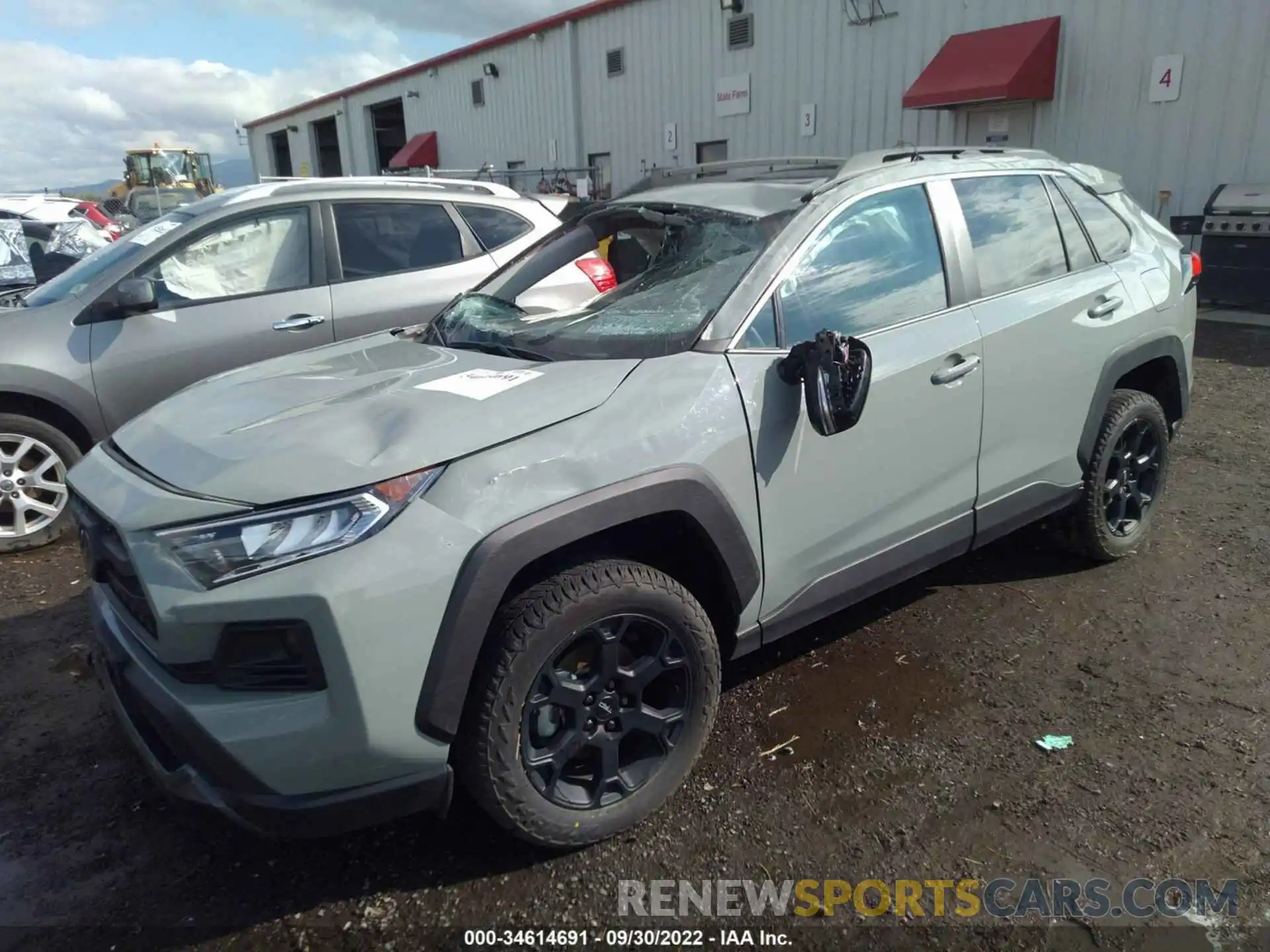 2 Photograph of a damaged car 2T3S1RFV2MW241721 TOYOTA RAV4 2021