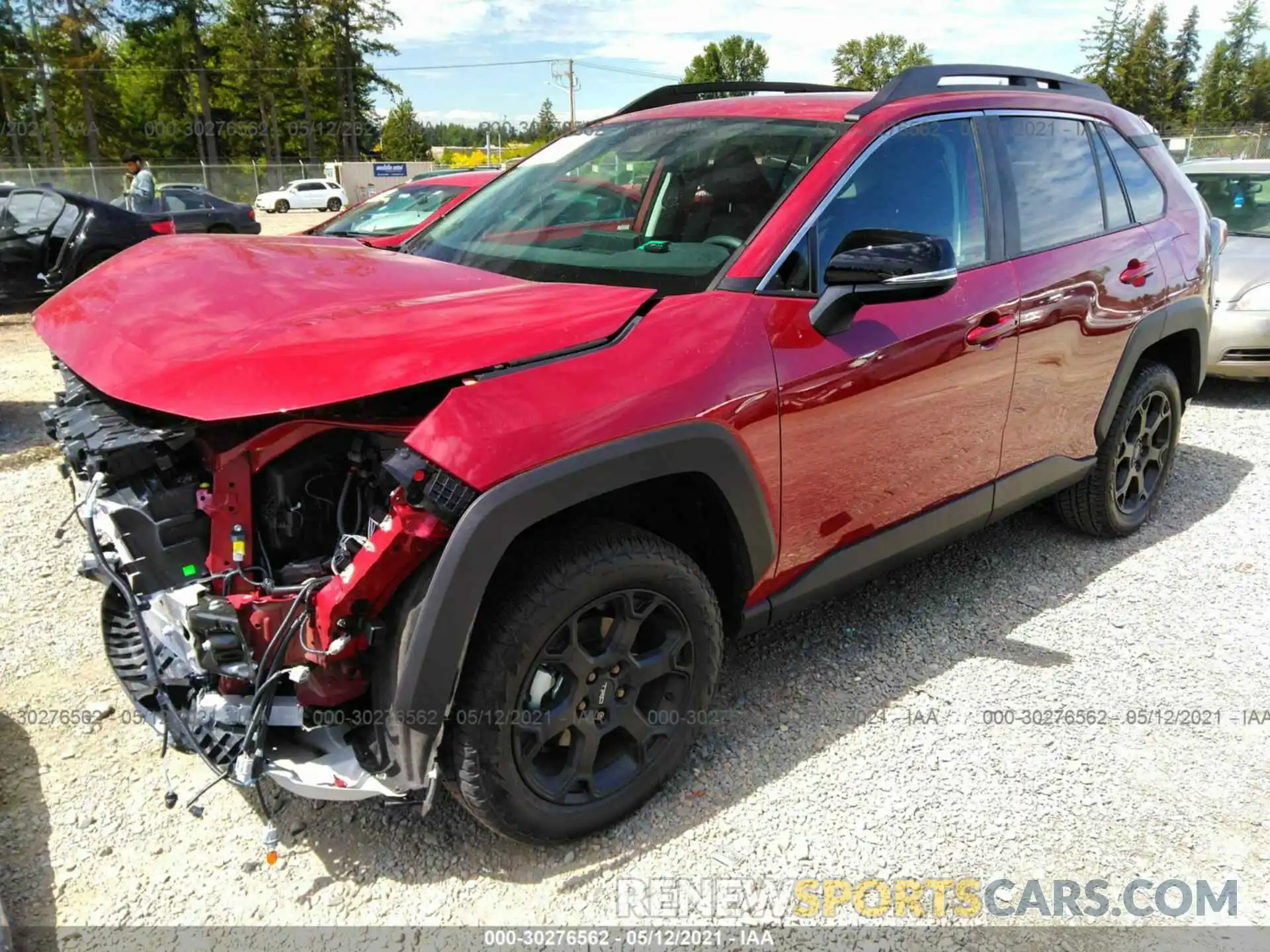 2 Photograph of a damaged car 2T3S1RFV7MW156759 TOYOTA RAV4 2021