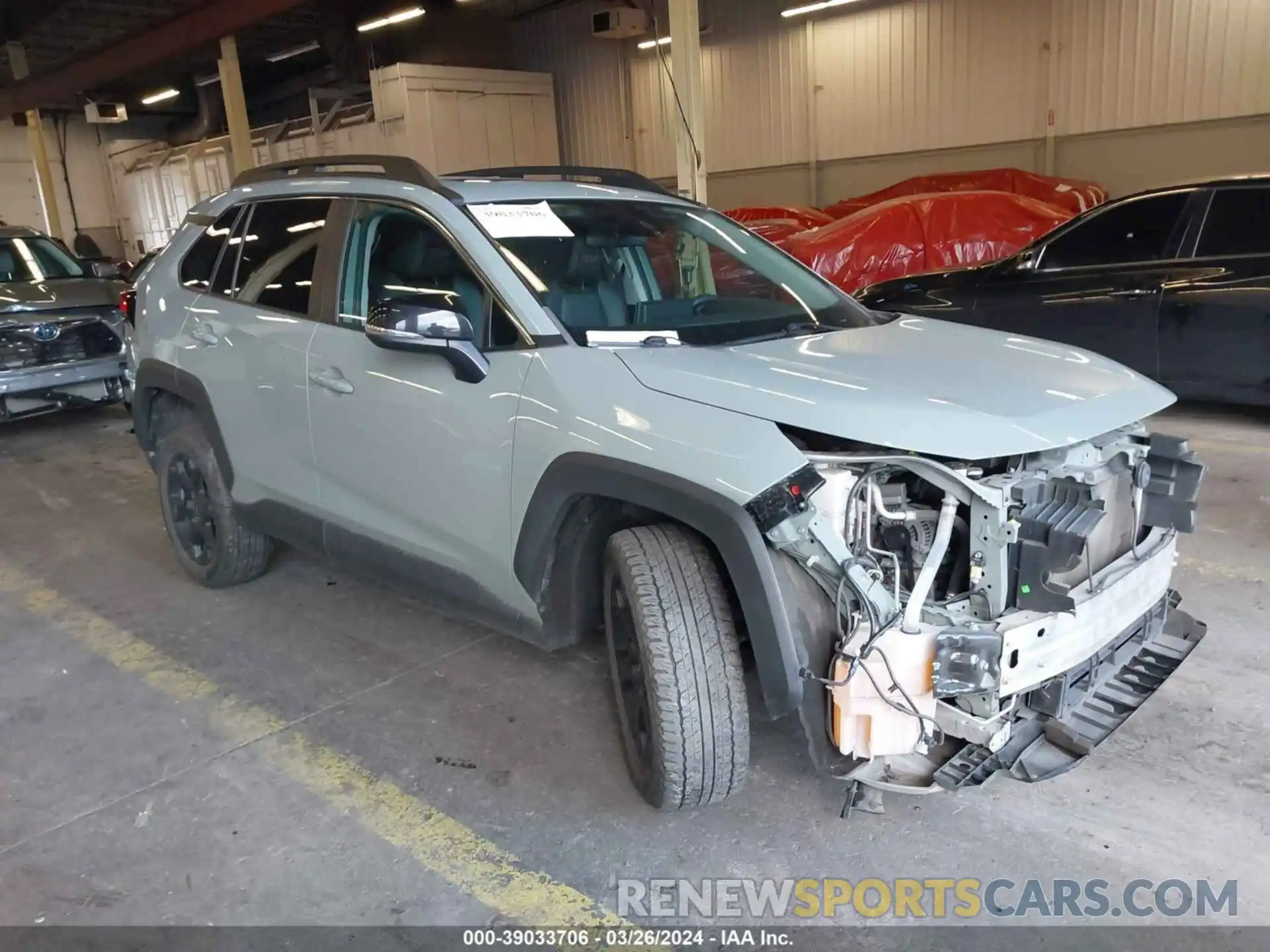 1 Photograph of a damaged car 2T3S1RFV7MW167695 TOYOTA RAV4 2021