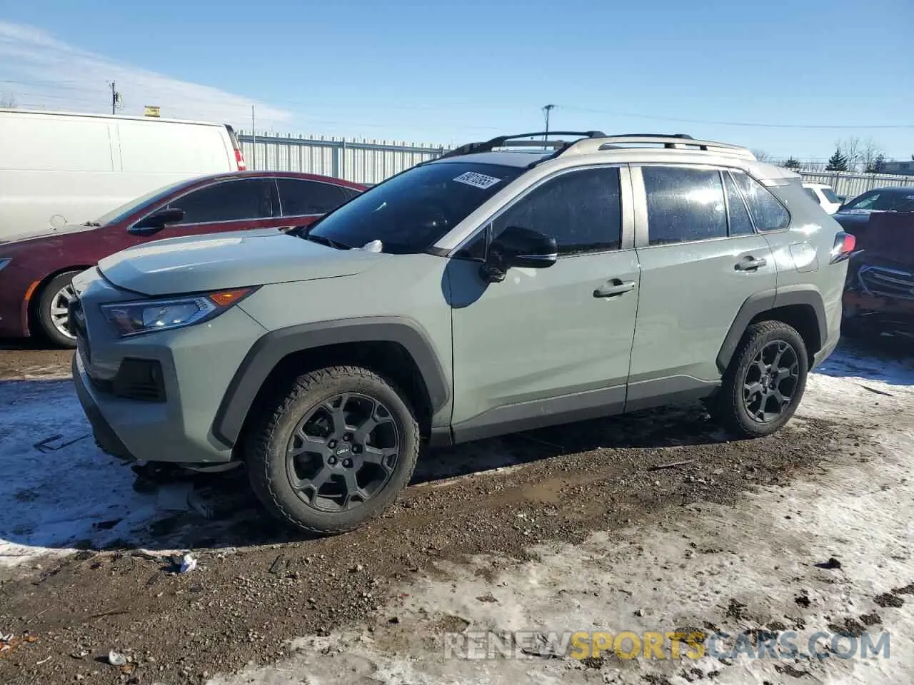 1 Photograph of a damaged car 2T3S1RFVXMW216565 TOYOTA RAV4 2021
