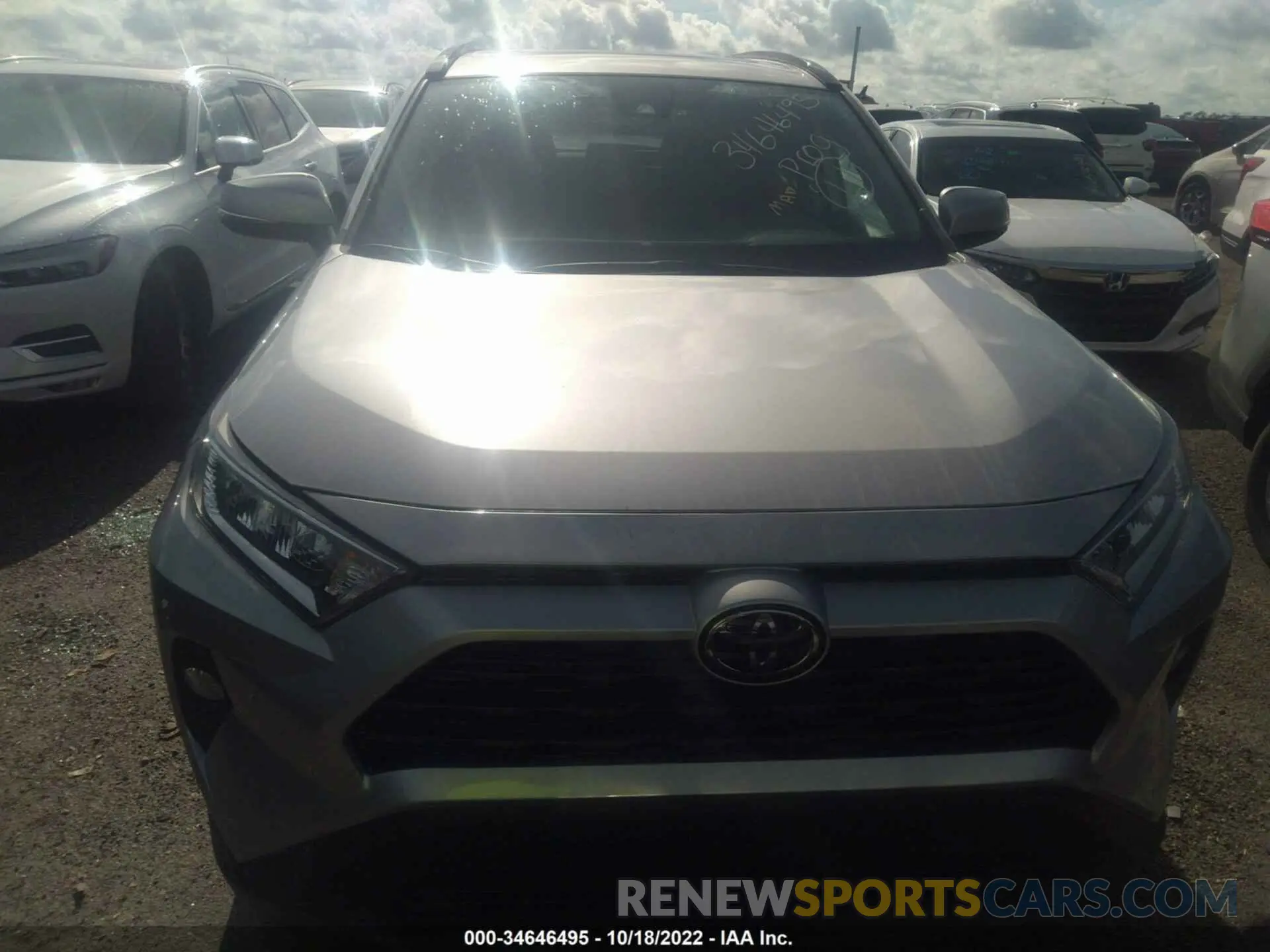 6 Photograph of a damaged car 2T3W1RFV0MC100357 TOYOTA RAV4 2021