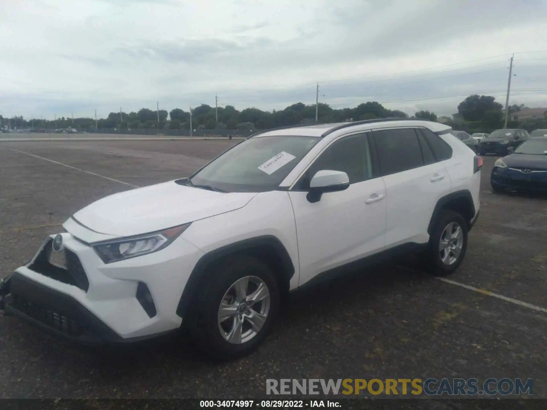 2 Photograph of a damaged car 2T3W1RFV0MC112119 TOYOTA RAV4 2021