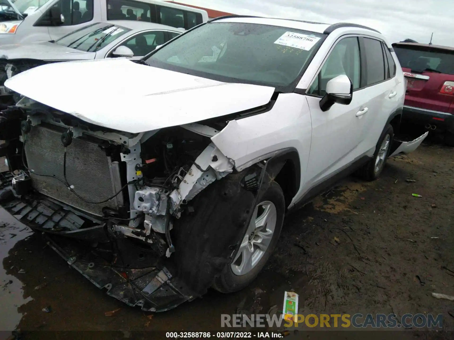 2 Photograph of a damaged car 2T3W1RFV0MC119703 TOYOTA RAV4 2021