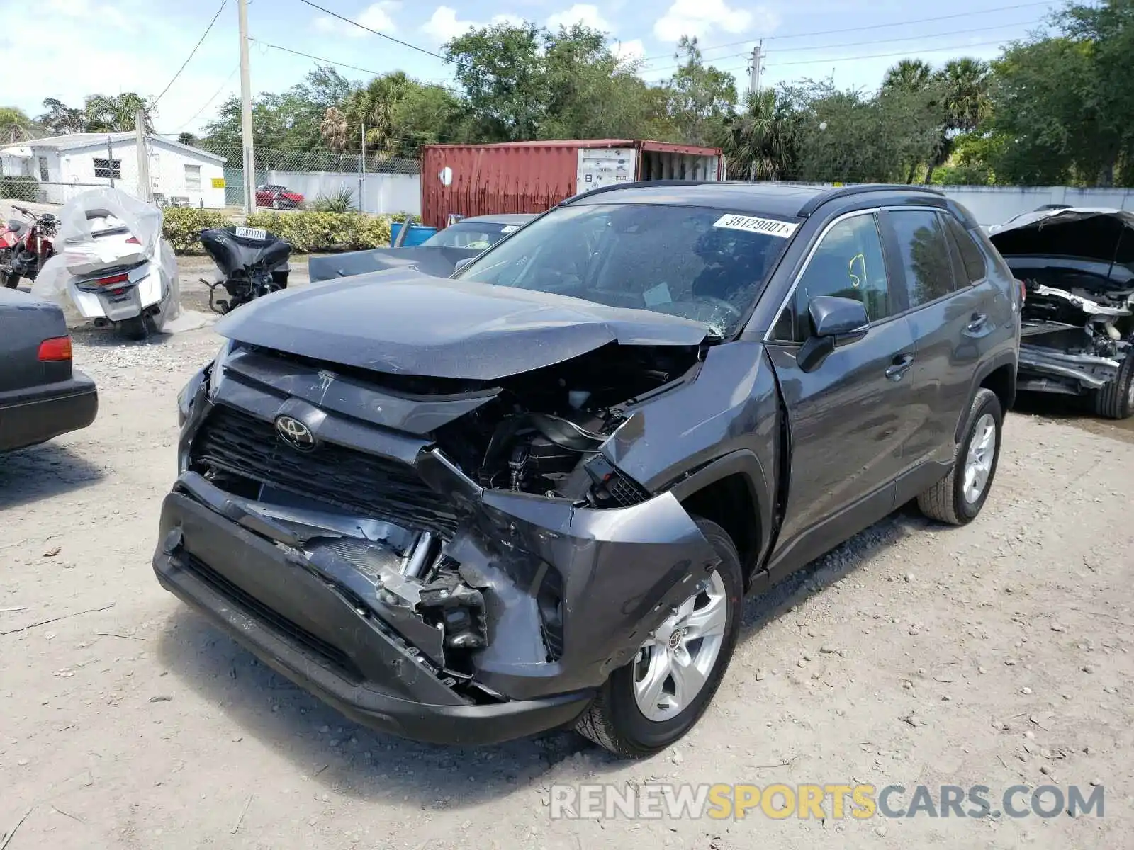 2 Photograph of a damaged car 2T3W1RFV0MC126800 TOYOTA RAV4 2021