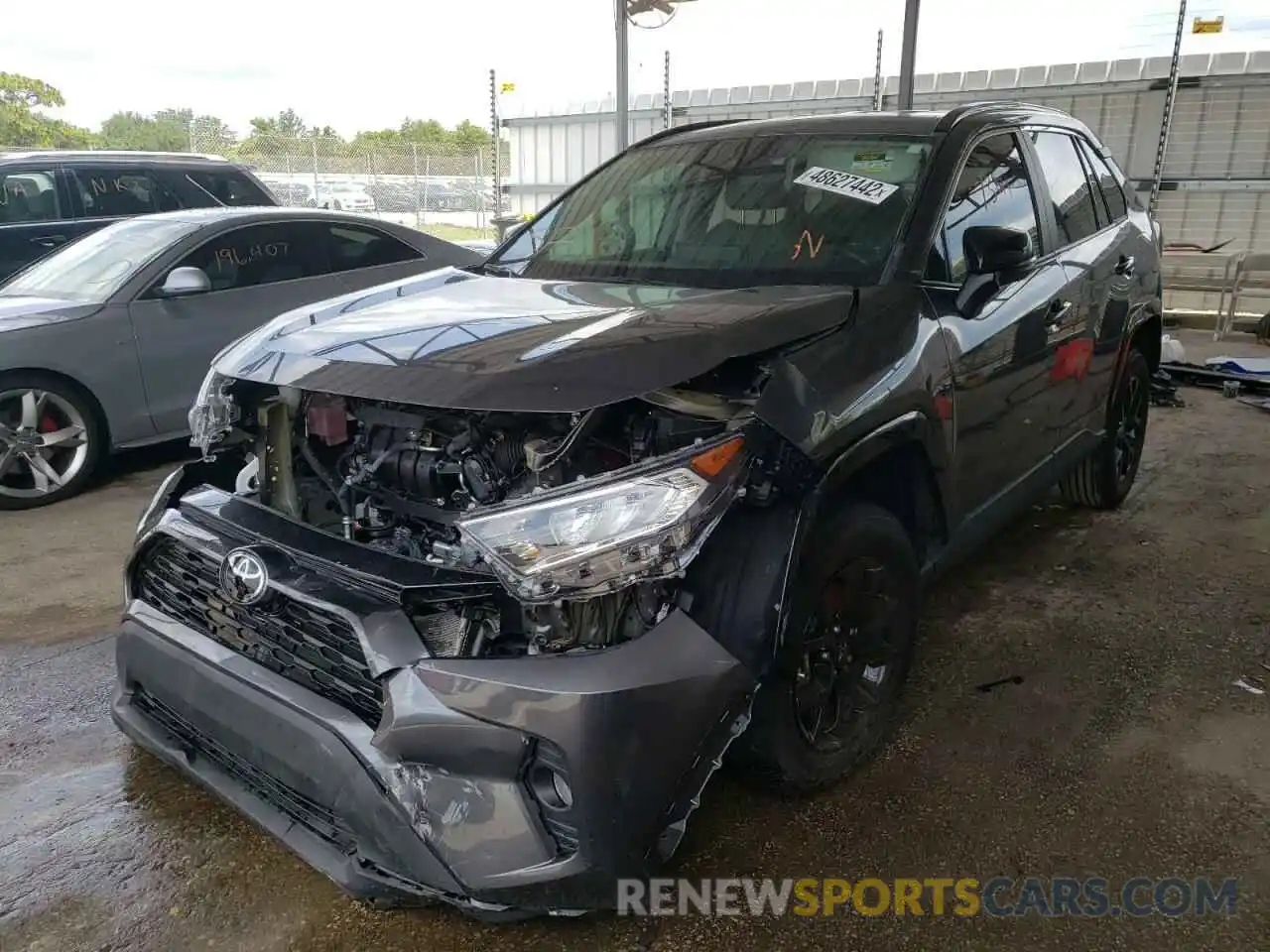 2 Photograph of a damaged car 2T3W1RFV0MC128353 TOYOTA RAV4 2021