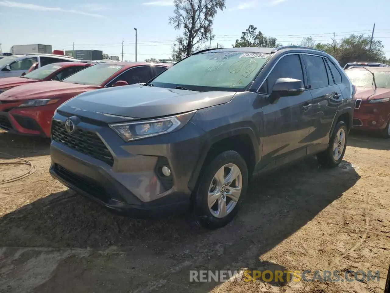 1 Photograph of a damaged car 2T3W1RFV0MC148389 TOYOTA RAV4 2021