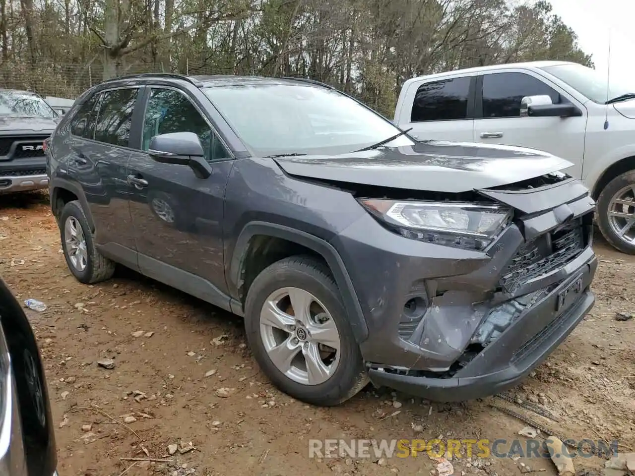 4 Photograph of a damaged car 2T3W1RFV0MW128285 TOYOTA RAV4 2021