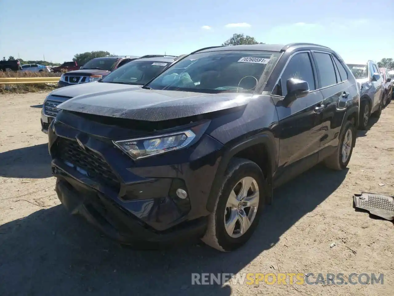 2 Photograph of a damaged car 2T3W1RFV0MW131235 TOYOTA RAV4 2021