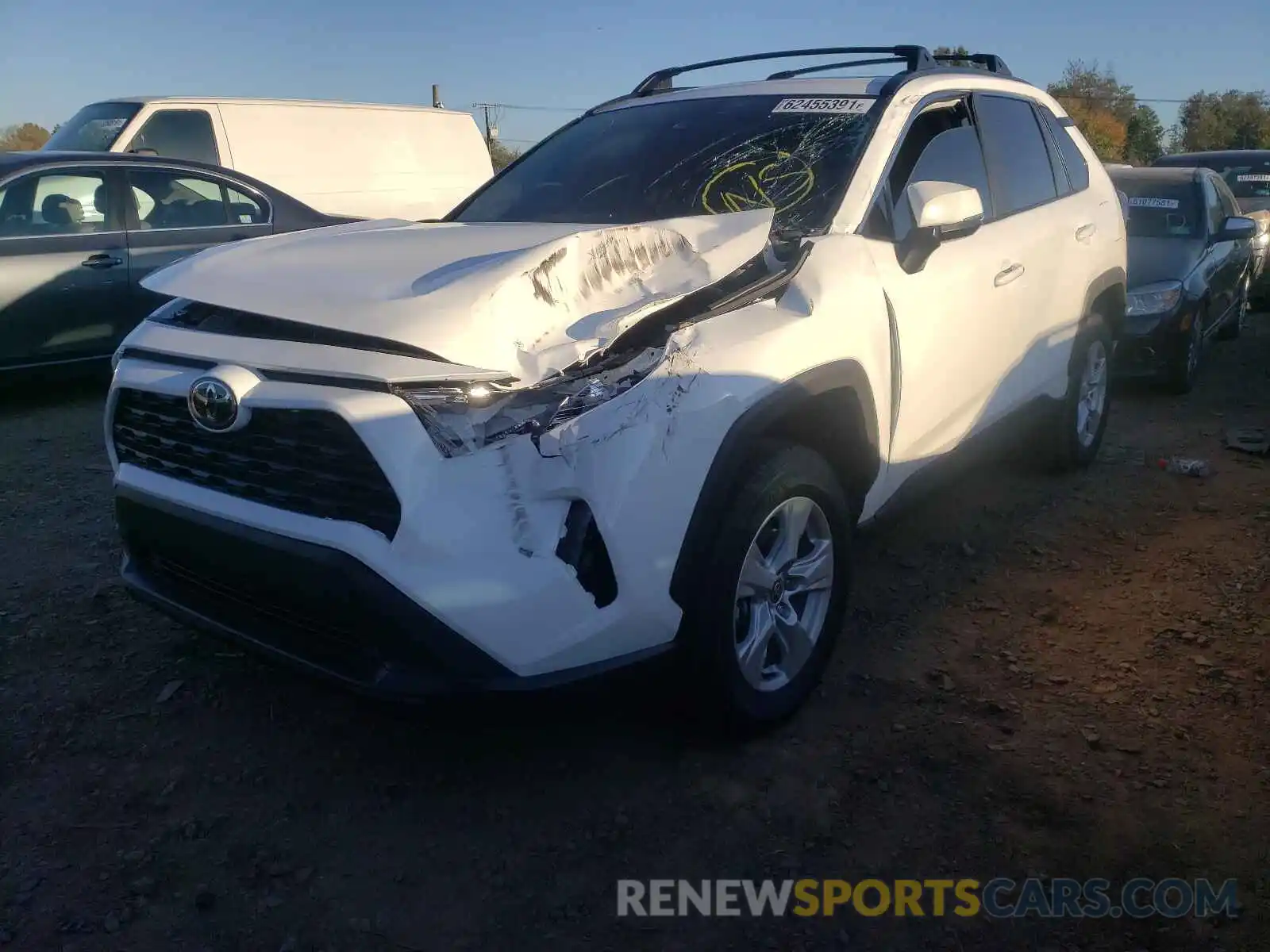 2 Photograph of a damaged car 2T3W1RFV0MW166275 TOYOTA RAV4 2021