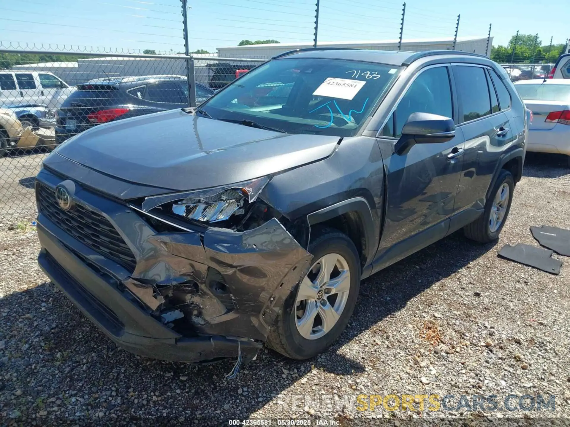 2 Photograph of a damaged car 2T3W1RFV0MW167183 TOYOTA RAV4 2021