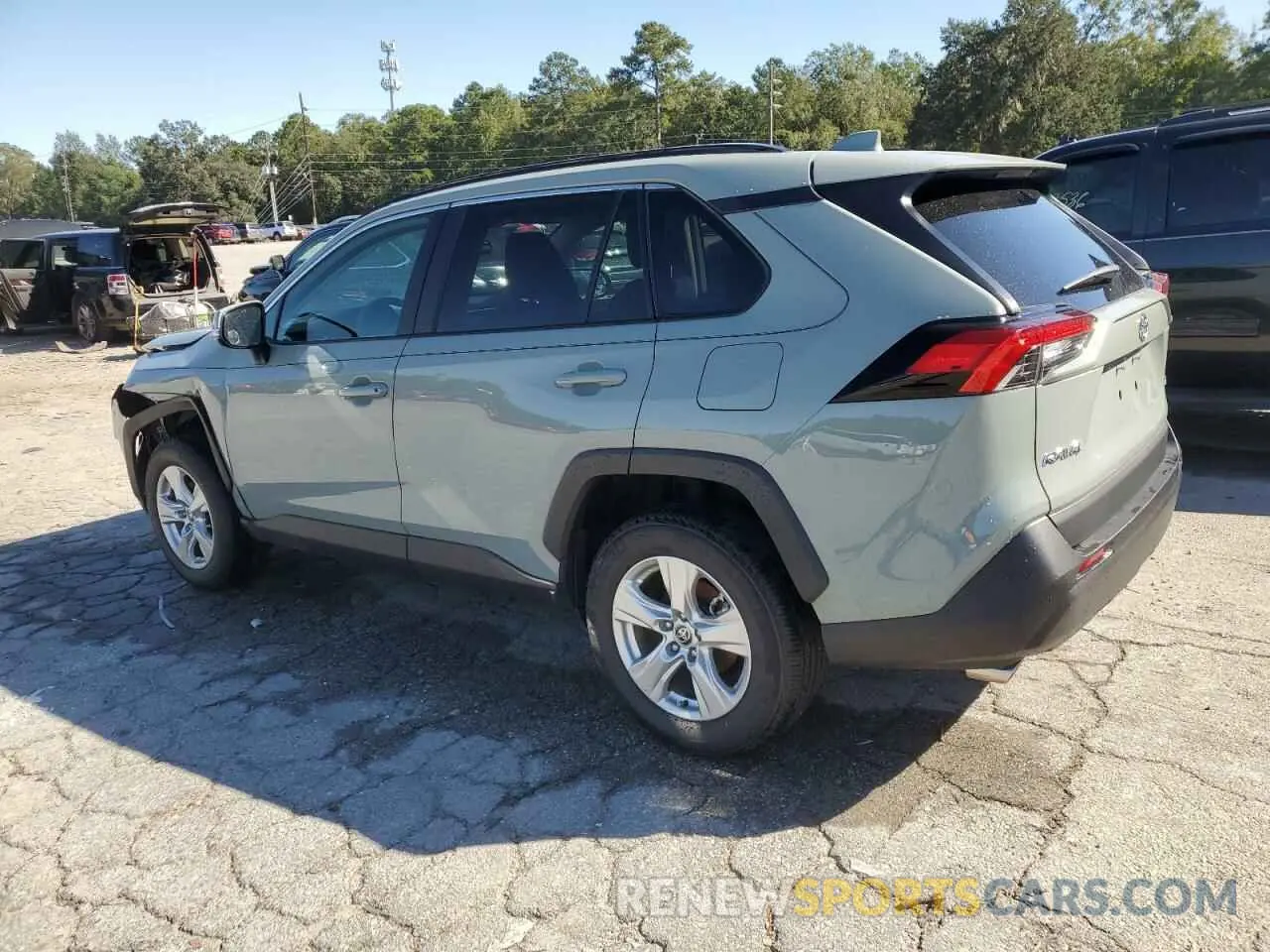 2 Photograph of a damaged car 2T3W1RFV0MW172304 TOYOTA RAV4 2021