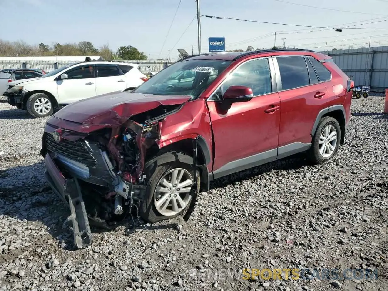 1 Photograph of a damaged car 2T3W1RFV0MW175011 TOYOTA RAV4 2021