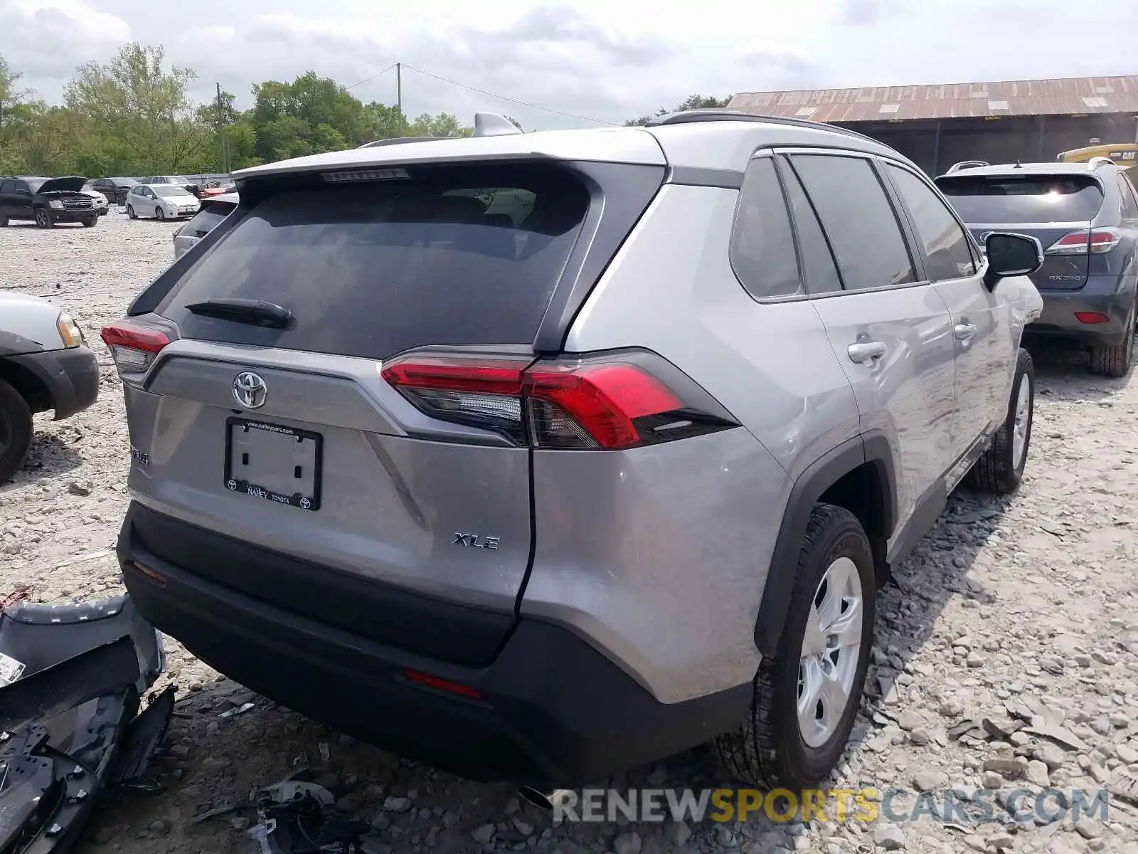 4 Photograph of a damaged car 2T3W1RFV1MC092608 TOYOTA RAV4 2021