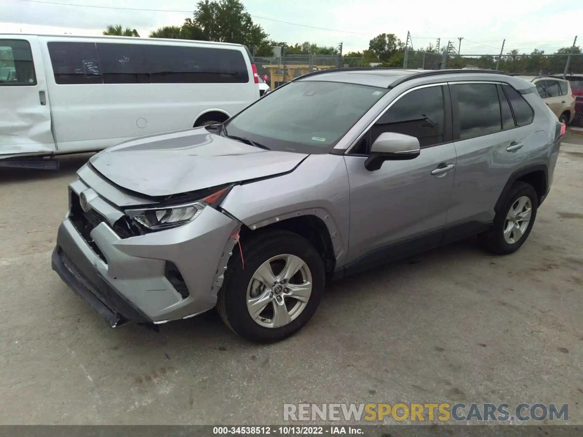 2 Photograph of a damaged car 2T3W1RFV1MC135263 TOYOTA RAV4 2021