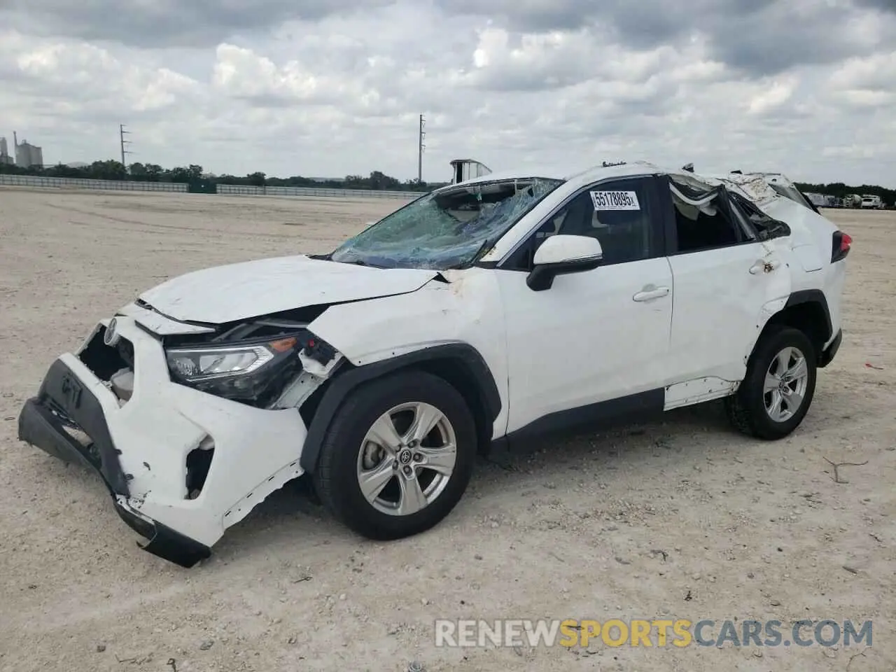 1 Photograph of a damaged car 2T3W1RFV1MC155299 TOYOTA RAV4 2021