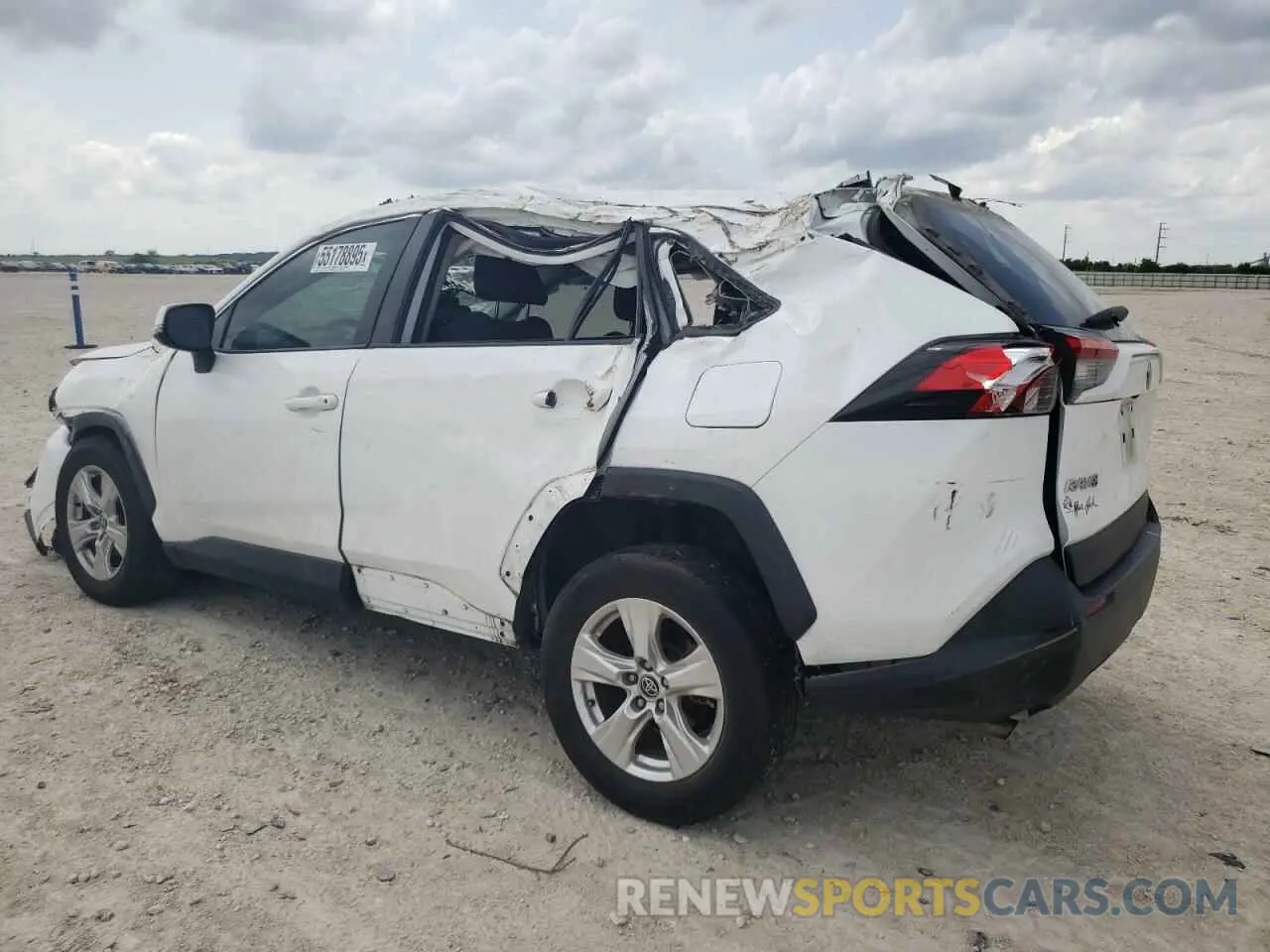2 Photograph of a damaged car 2T3W1RFV1MC155299 TOYOTA RAV4 2021